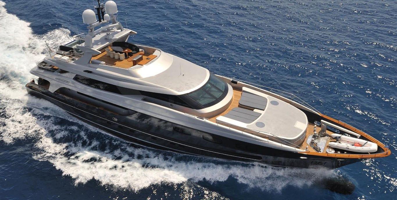 Aboard TIAMAT a 140ft (42.75m) luxury motor yacht , built by BAGLIETTO in 2009