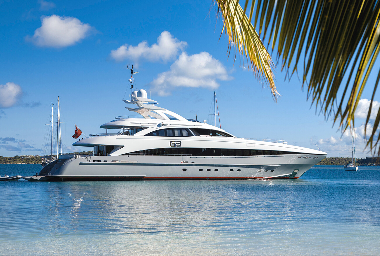 Aboard G3 a 144ft (44m) luxury motor yacht , built by HEESEN in 2008