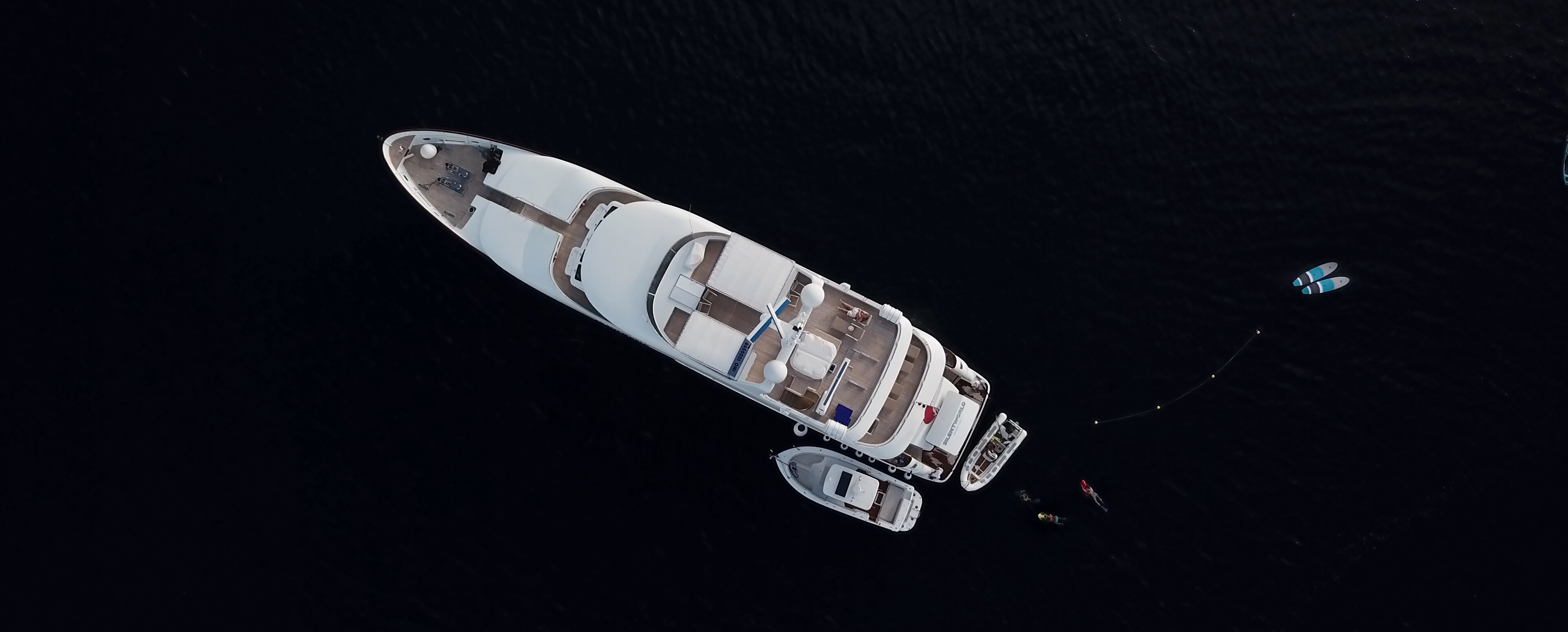 Aboard SILENTWORLD a 131ft (40m) luxury motor yacht , built by ASTILLEROS M. CIES in 2006