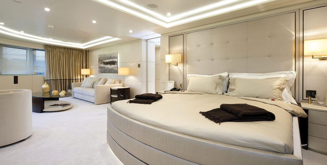 Aboard ROMA a 202ft (61.8m) luxury motor yacht , built by VSY in 2010