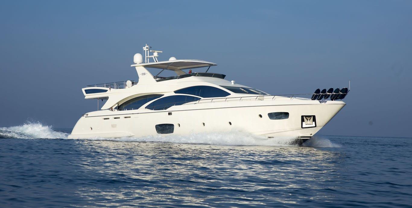 Aboard BAMBOO a 98ft (29.87m) luxury motor yacht , built by AZIMUT in 2010