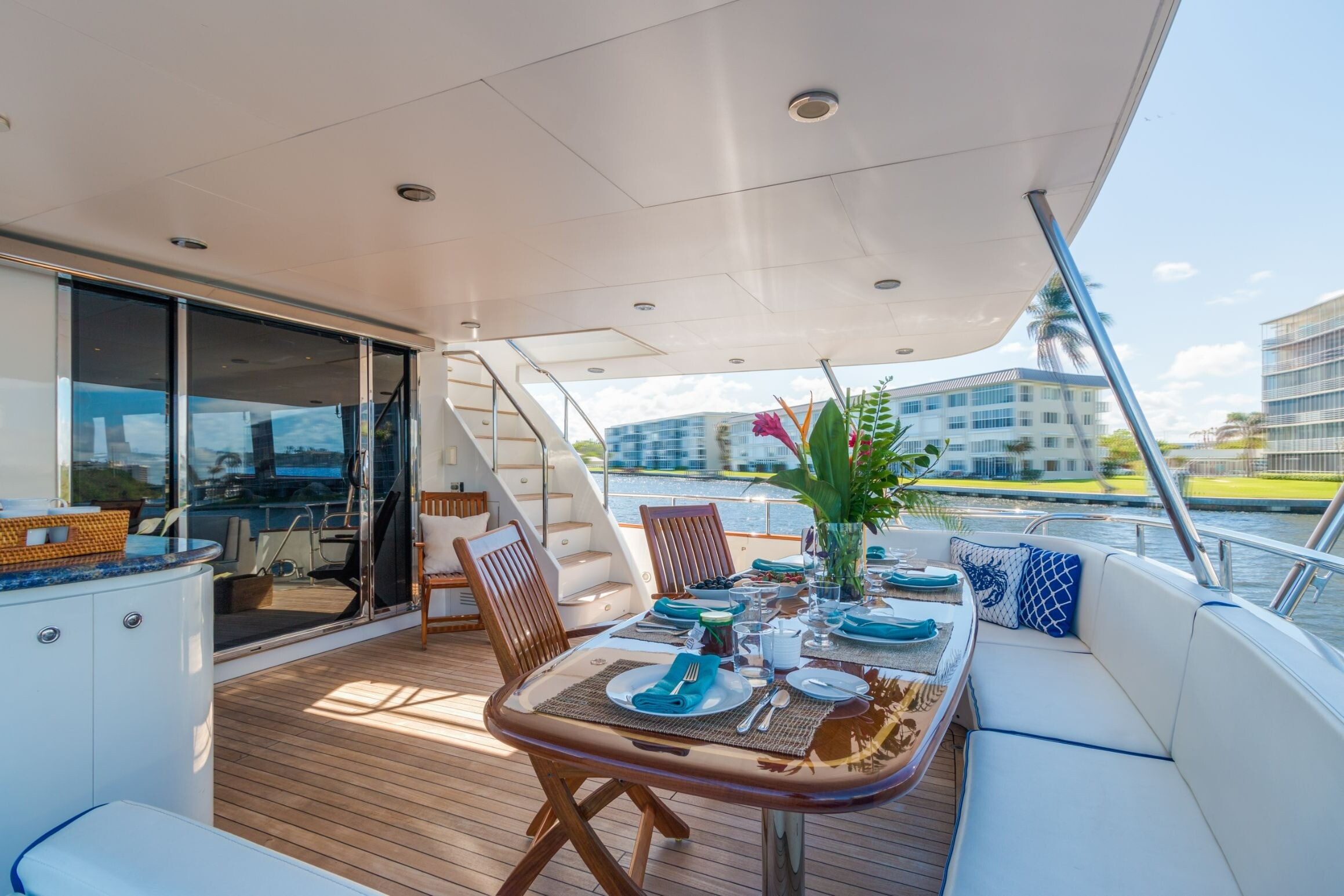 Aboard WINDWARD a 90ft (27.43m) luxury motor yacht for Sale & Charter available with Fraser Yachts, built by CHEOY LEE in 2006