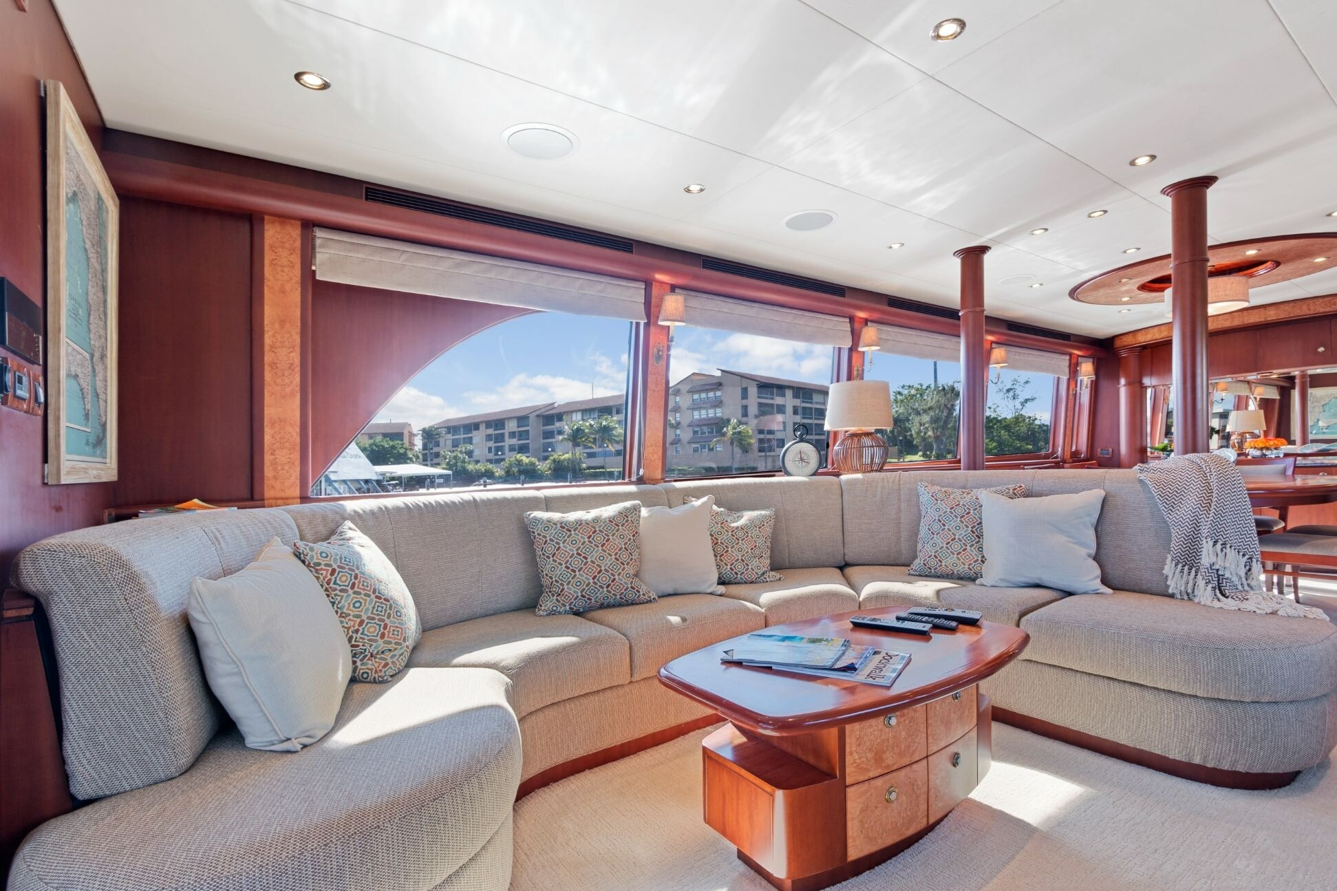 Aboard WINDWARD a 90ft (27.43m) luxury motor yacht for Sale & Charter available with Fraser Yachts, built by CHEOY LEE in 2006