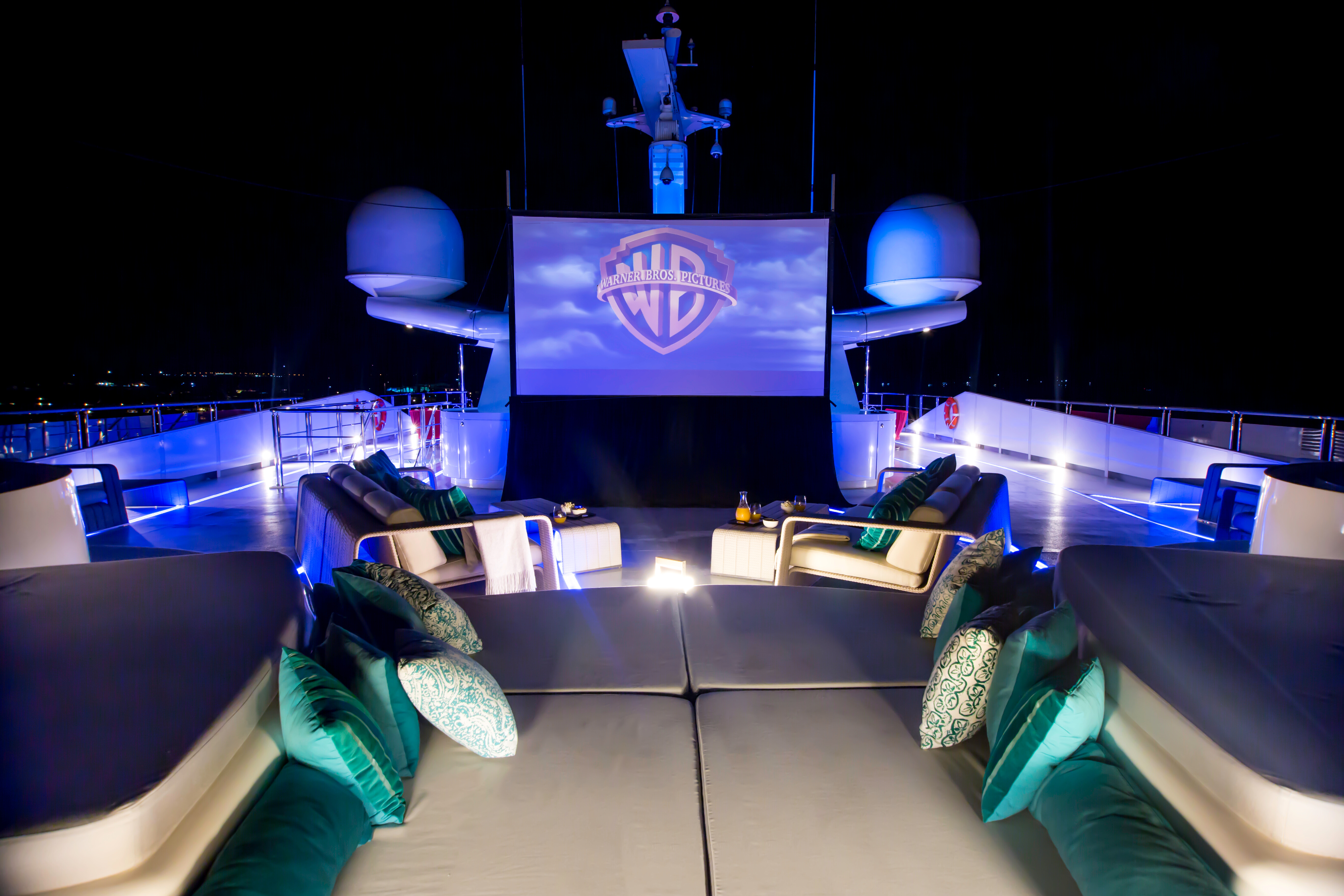 Aboard SALUZI a 226ft (69m) luxury motor yacht , built by AUSTAL in 2003