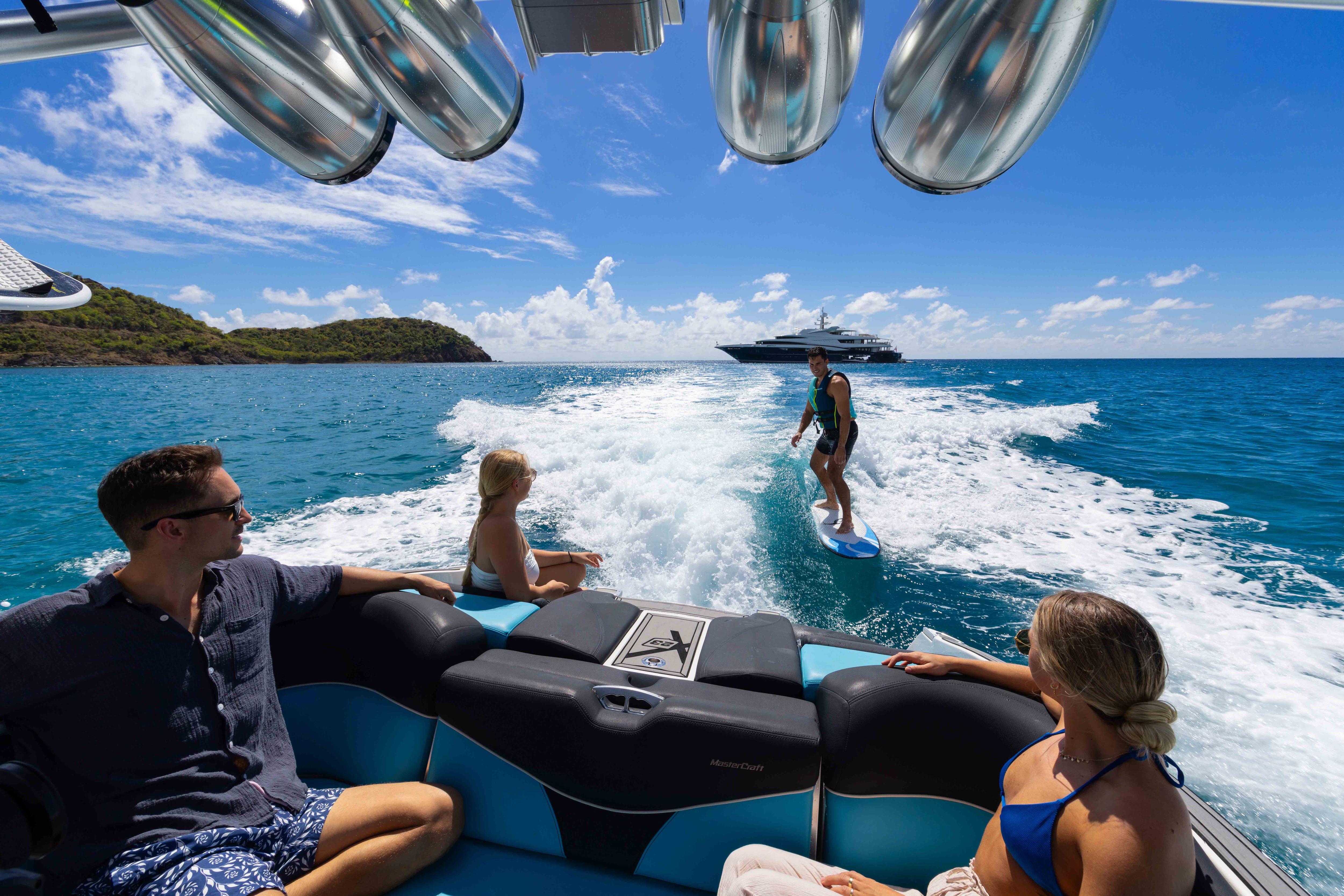 WHEELS motor yacht for Charter by Fraser Yachts, built by OCEANCO