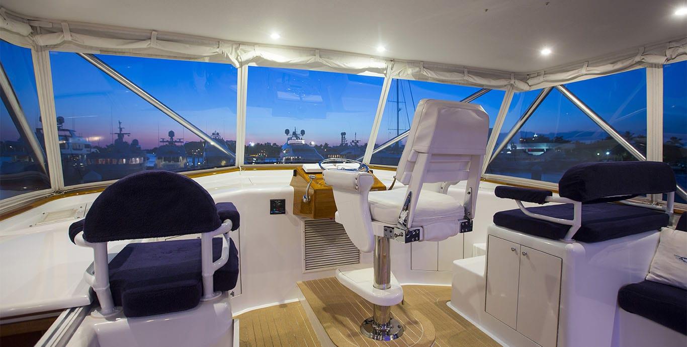 Aboard MISS AMERICA a 78ft (23.77m) luxury motor yacht , built by BUDDY DAVIS in 2000