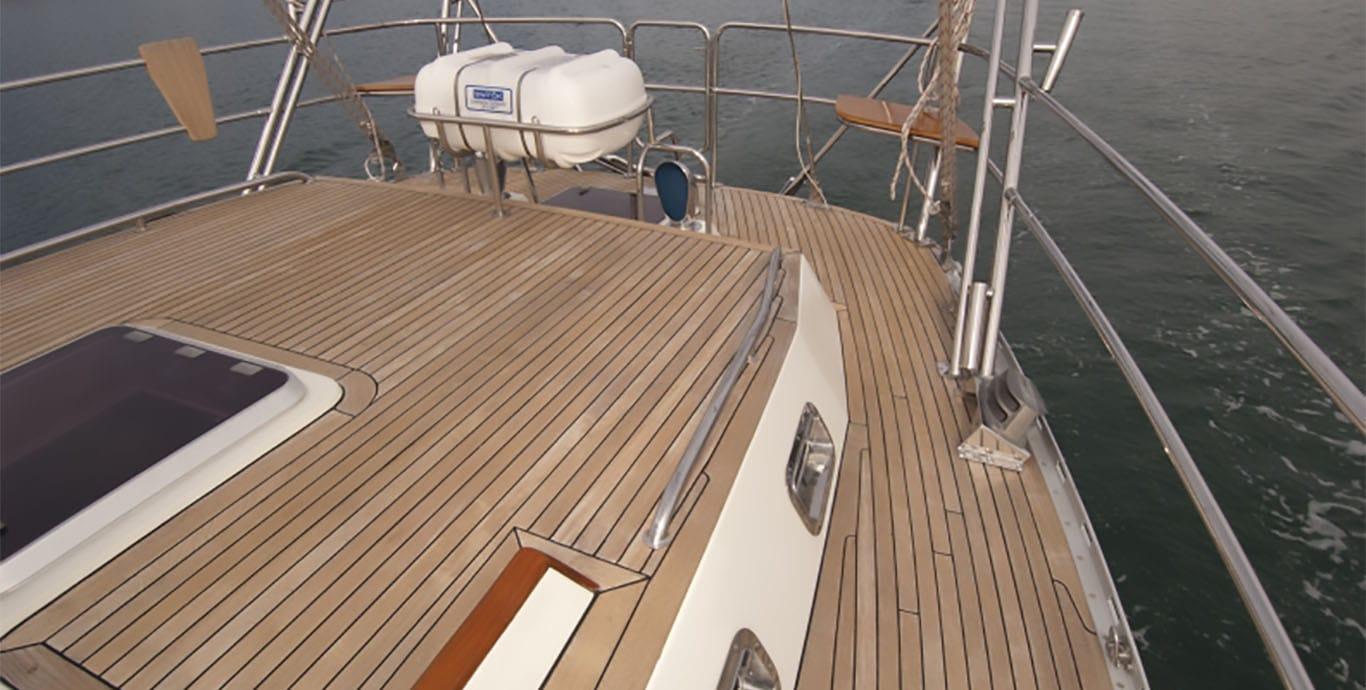 Aboard MAJESTIC a 58ft (17.68m) luxury sailing yacht , built by TAYANA in 2006
