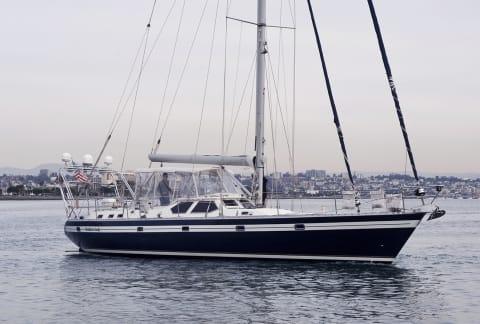 Aboard MAJESTIC a 58ft (17.68m) luxury sailing yacht , built by TAYANA in 2006