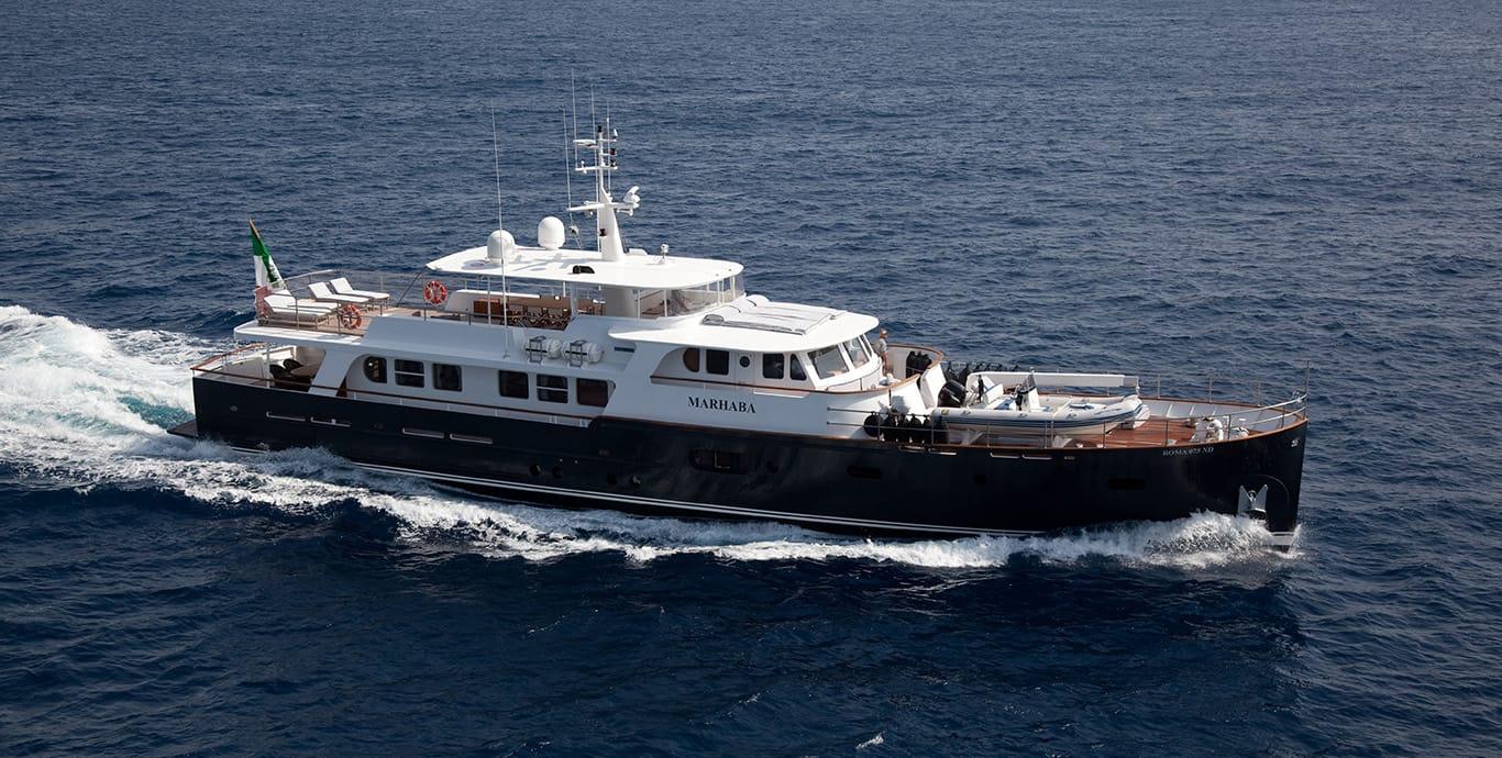 Aboard PERSUADER a 108ft (33m) luxury motor yacht , built by OCEA in 2007