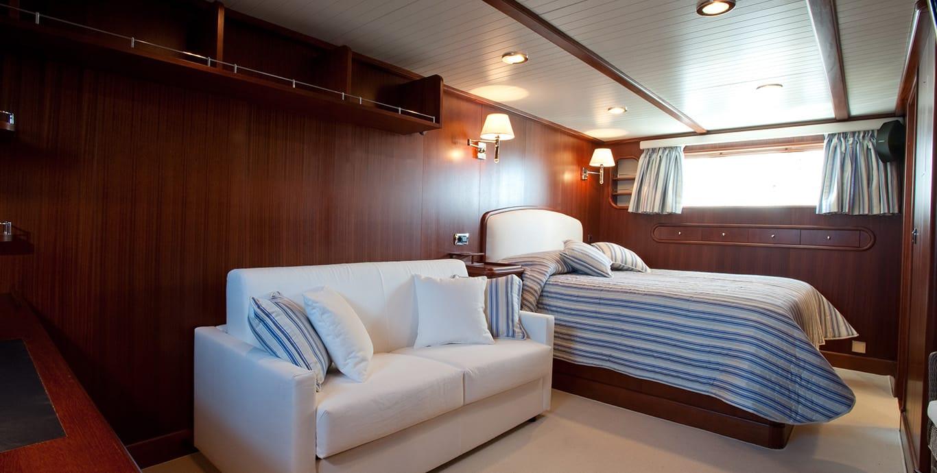 Aboard PERSUADER a 108ft (33m) luxury motor yacht , built by OCEA in 2007