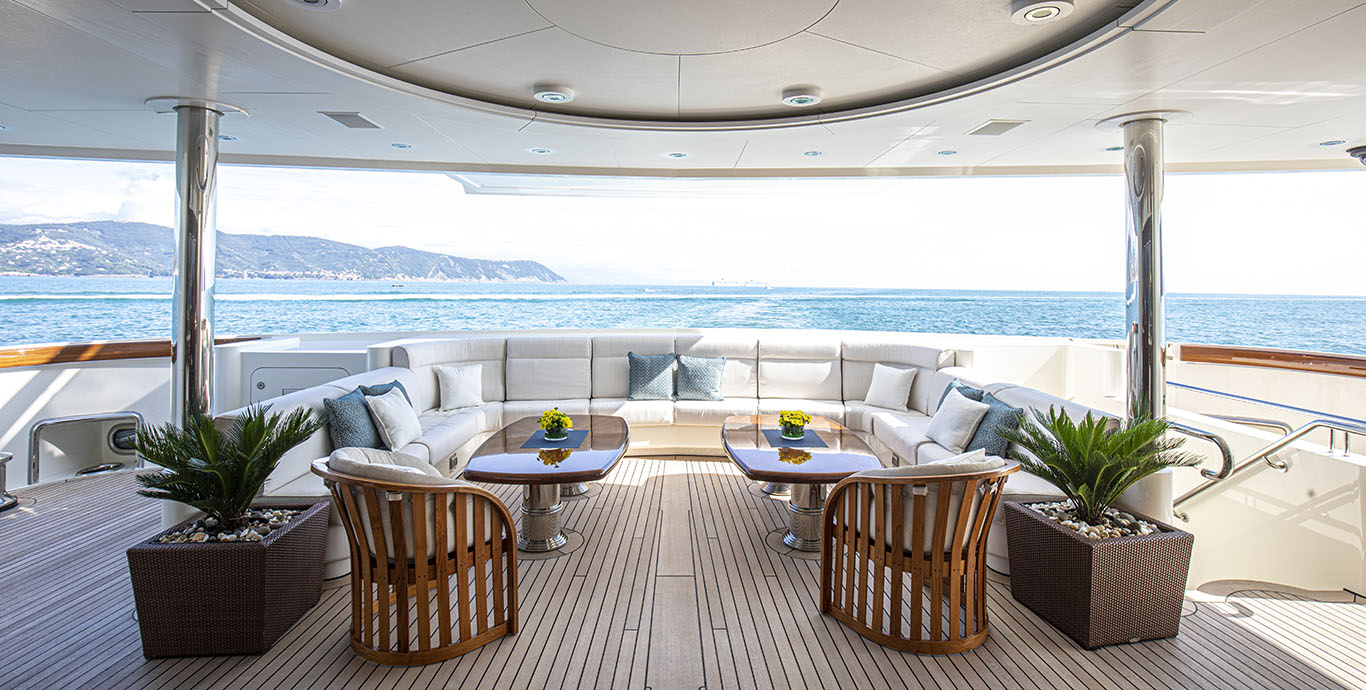 Aboard FIREBIRD a 220ft (67.07m) luxury motor yacht , built by FEADSHIP in 2007