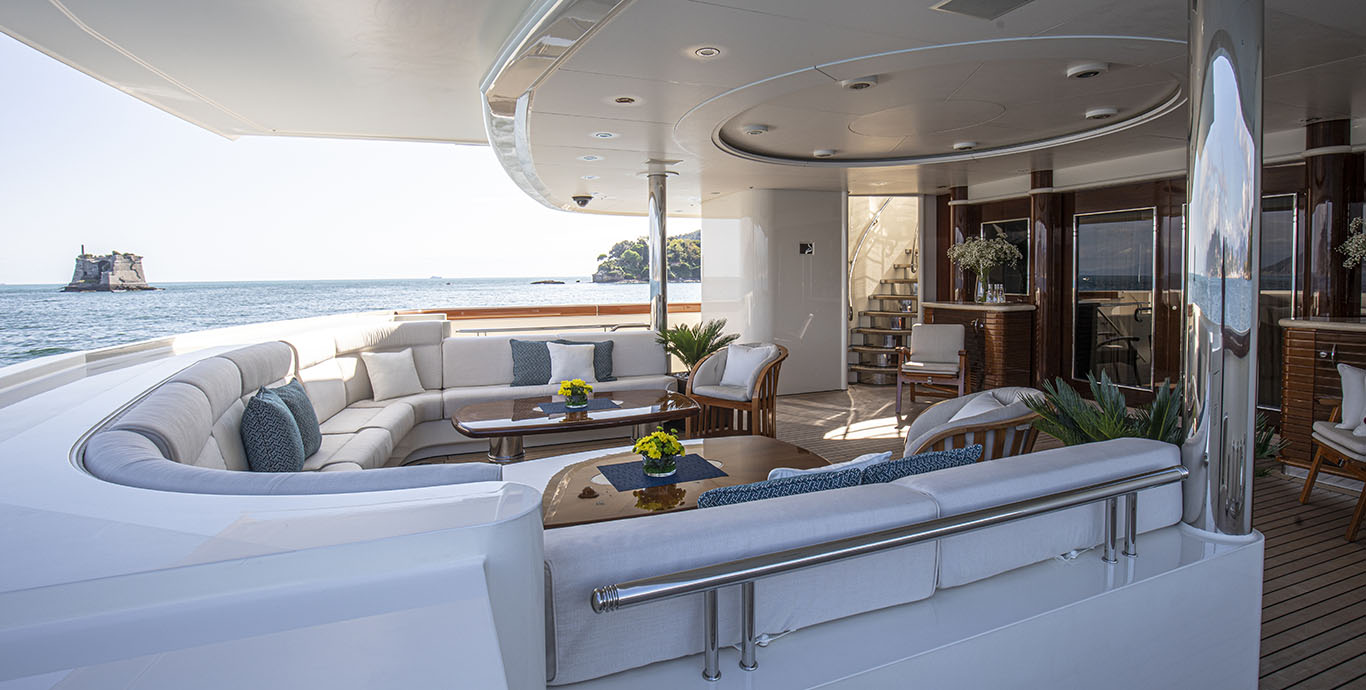 Aboard FIREBIRD a 220ft (67.07m) luxury motor yacht , built by FEADSHIP in 2007