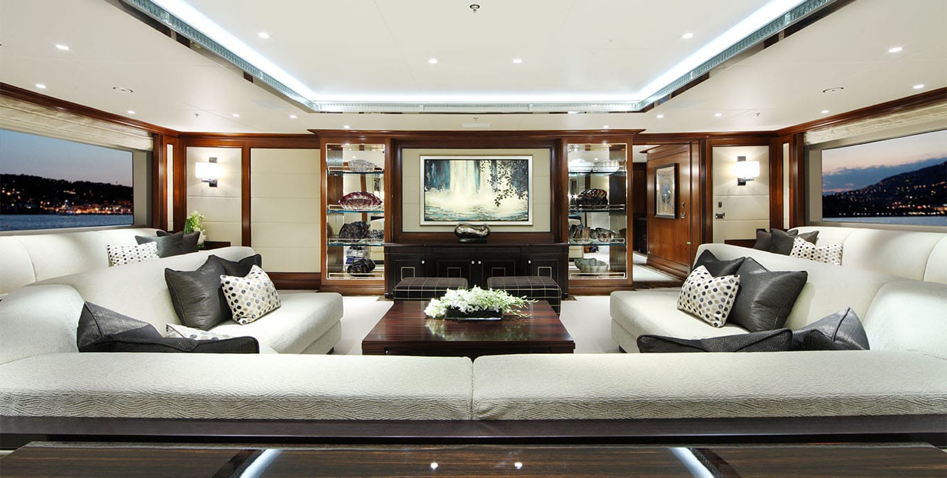 Aboard SEANNA a 211ft (64.5m) luxury motor yacht , built by BENETTI in 2011