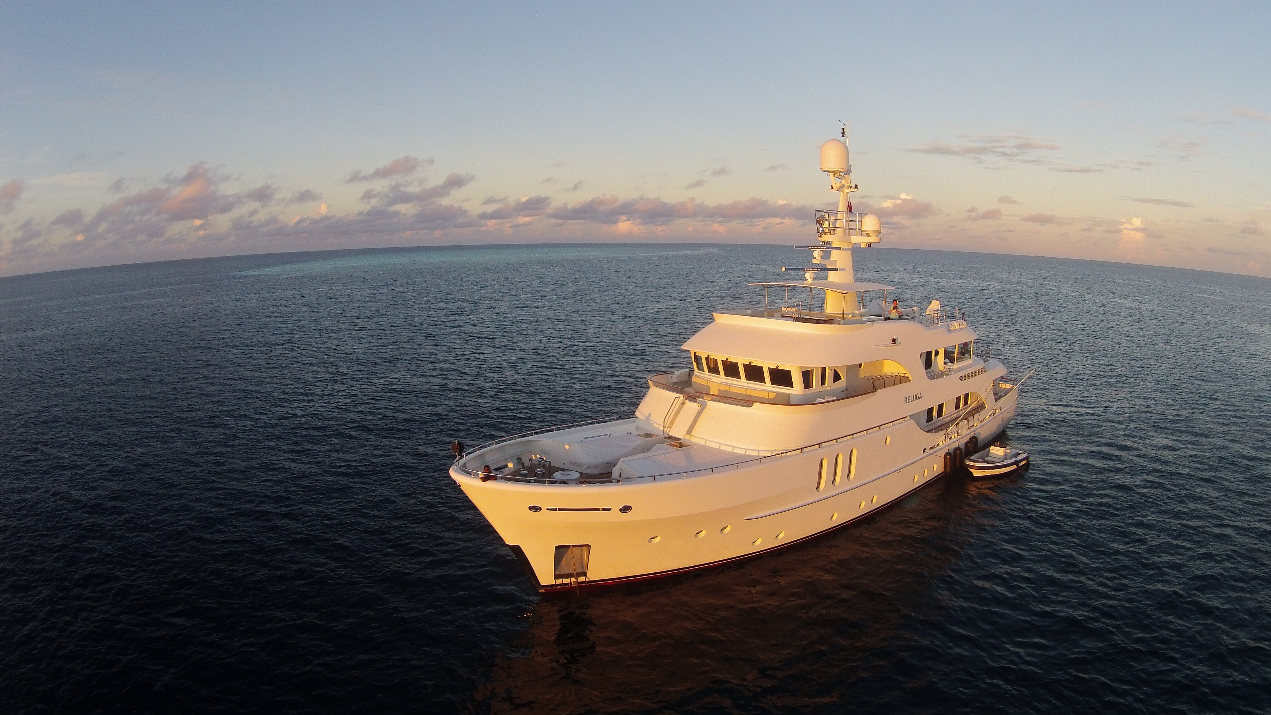 Aboard BELUGA a 113ft (34.7m) luxury motor yacht , built by MOONEN SHIPYARD in 2006