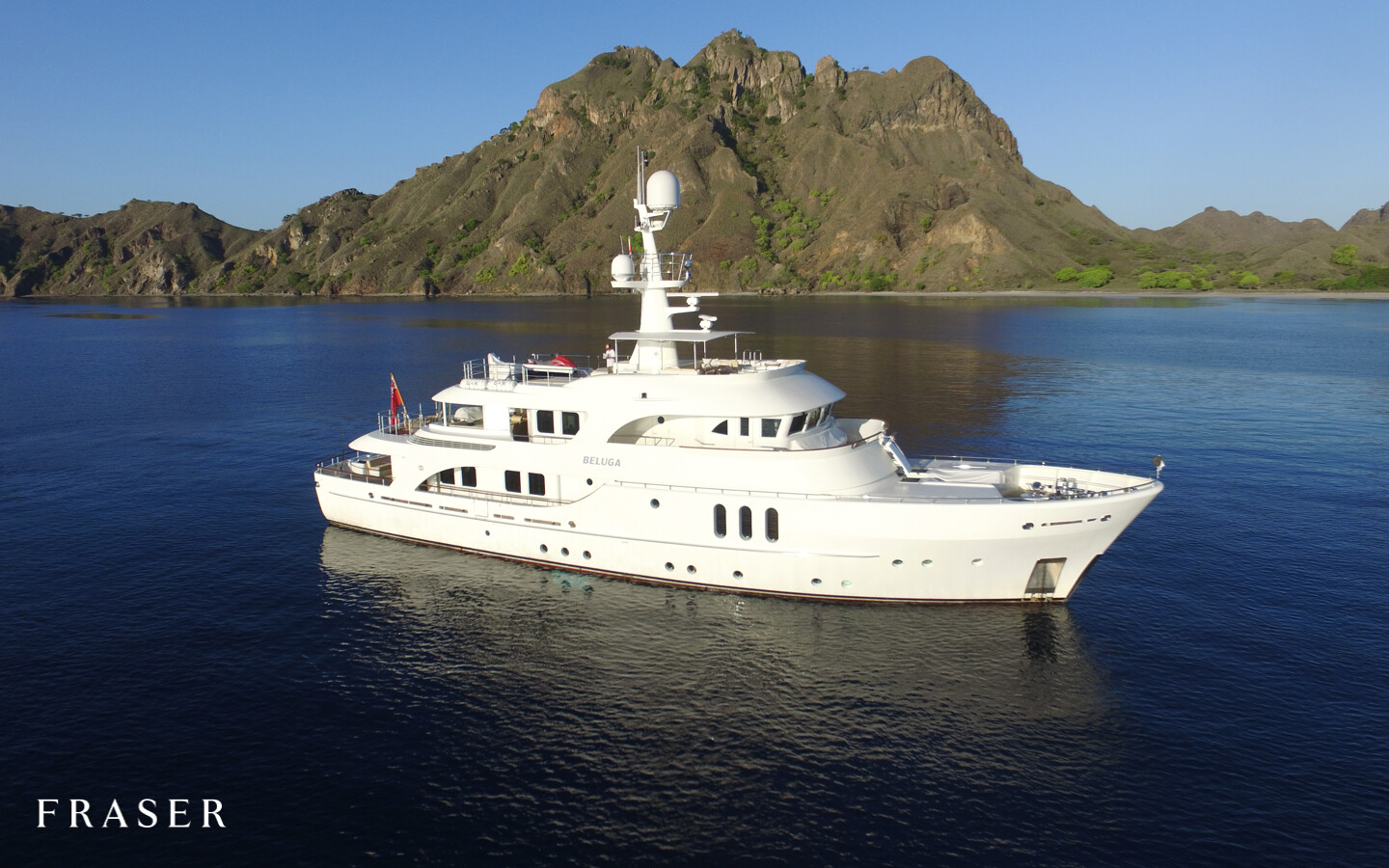 Aboard BELUGA a 113ft (34.7m) luxury motor yacht , built by MOONEN SHIPYARD in 2006