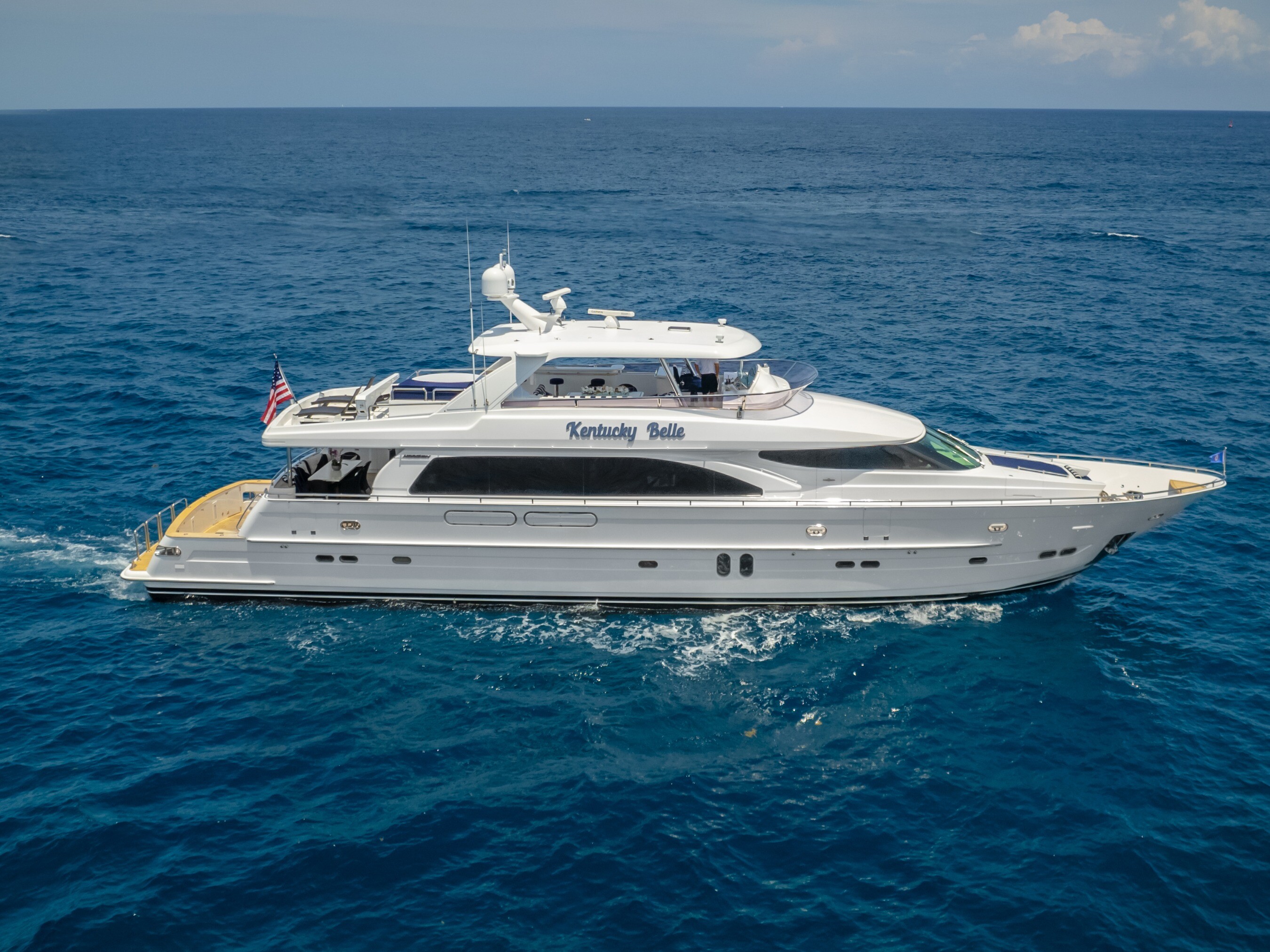 Aboard BAD DADDY a 94ft (28.67m) luxury motor yacht , built by HORIZON in 2005