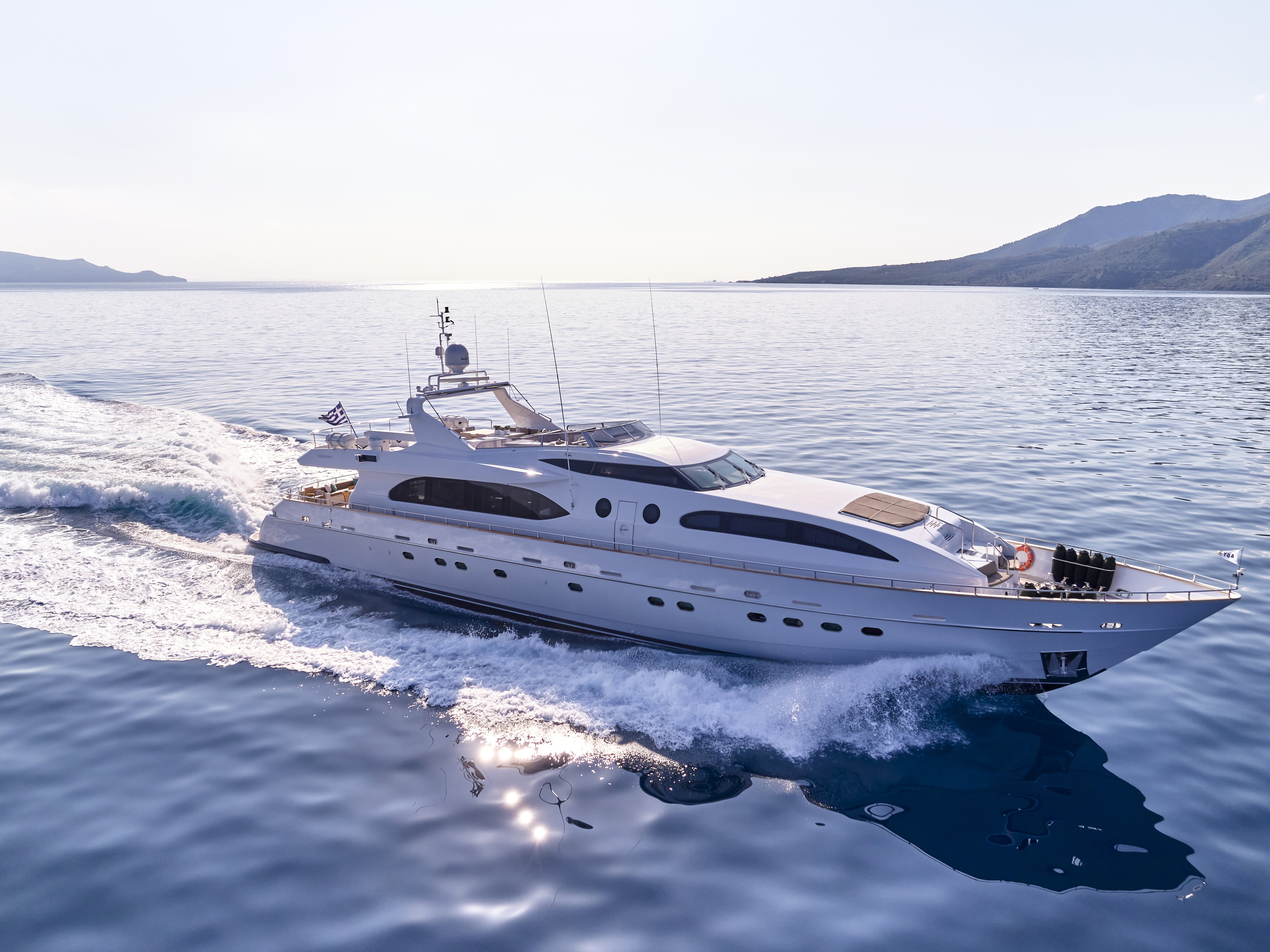 Aboard HELIOS a 116ft (35.51m) luxury motor yacht for Charter available with Fraser Yachts, built by FALCON in 2010
