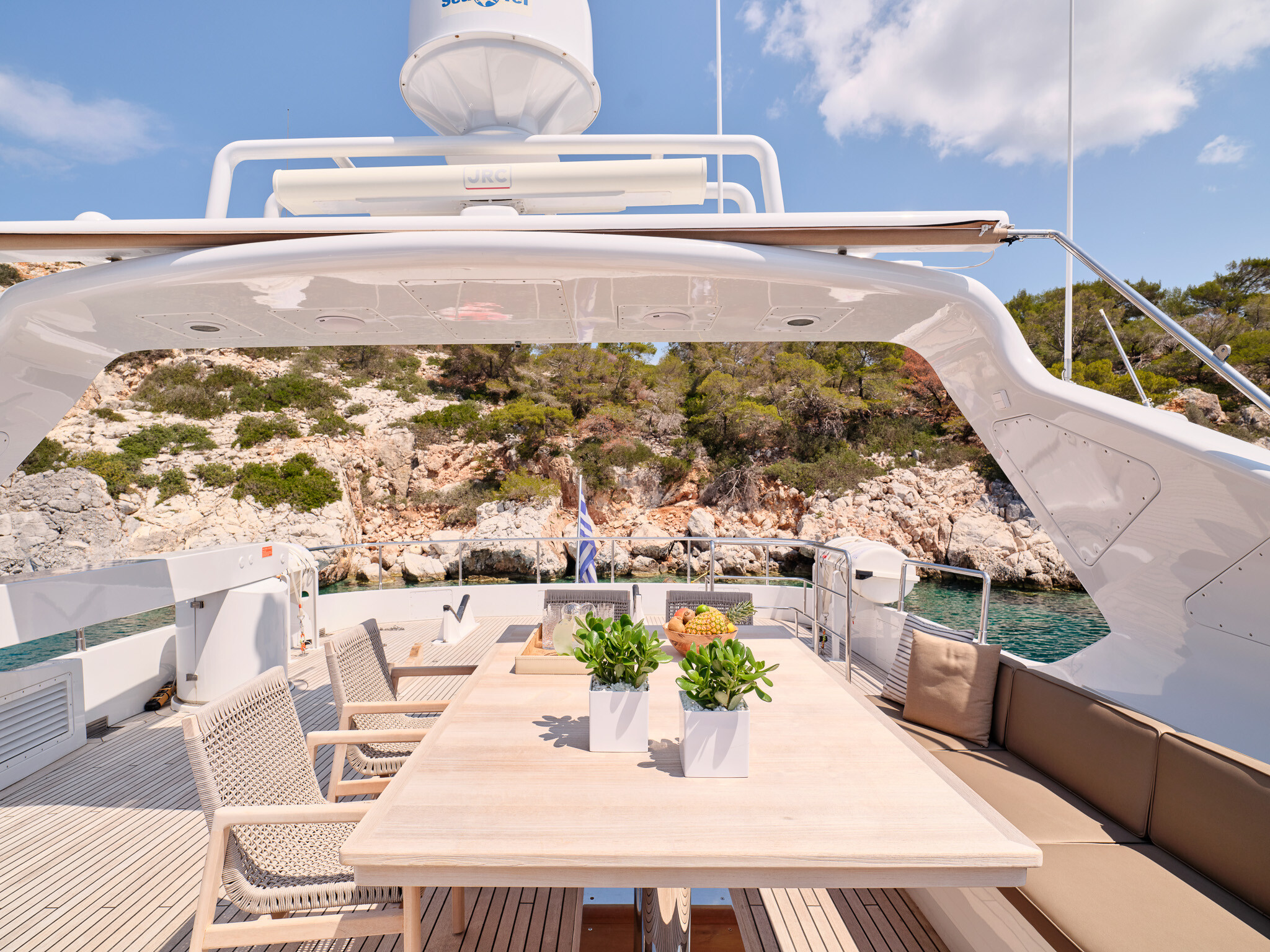 Aboard HELIOS a 116ft (35.51m) luxury motor yacht for Charter available with Fraser Yachts, built by FALCON in 2010