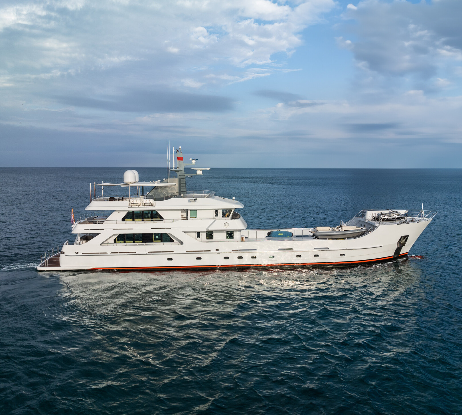 Inace Shipyard's Far Far Away yacht, highlighting its elegant design and luxurious features. | Inace, Far Far Away, yacht, design, luxury | Fraser Yachts