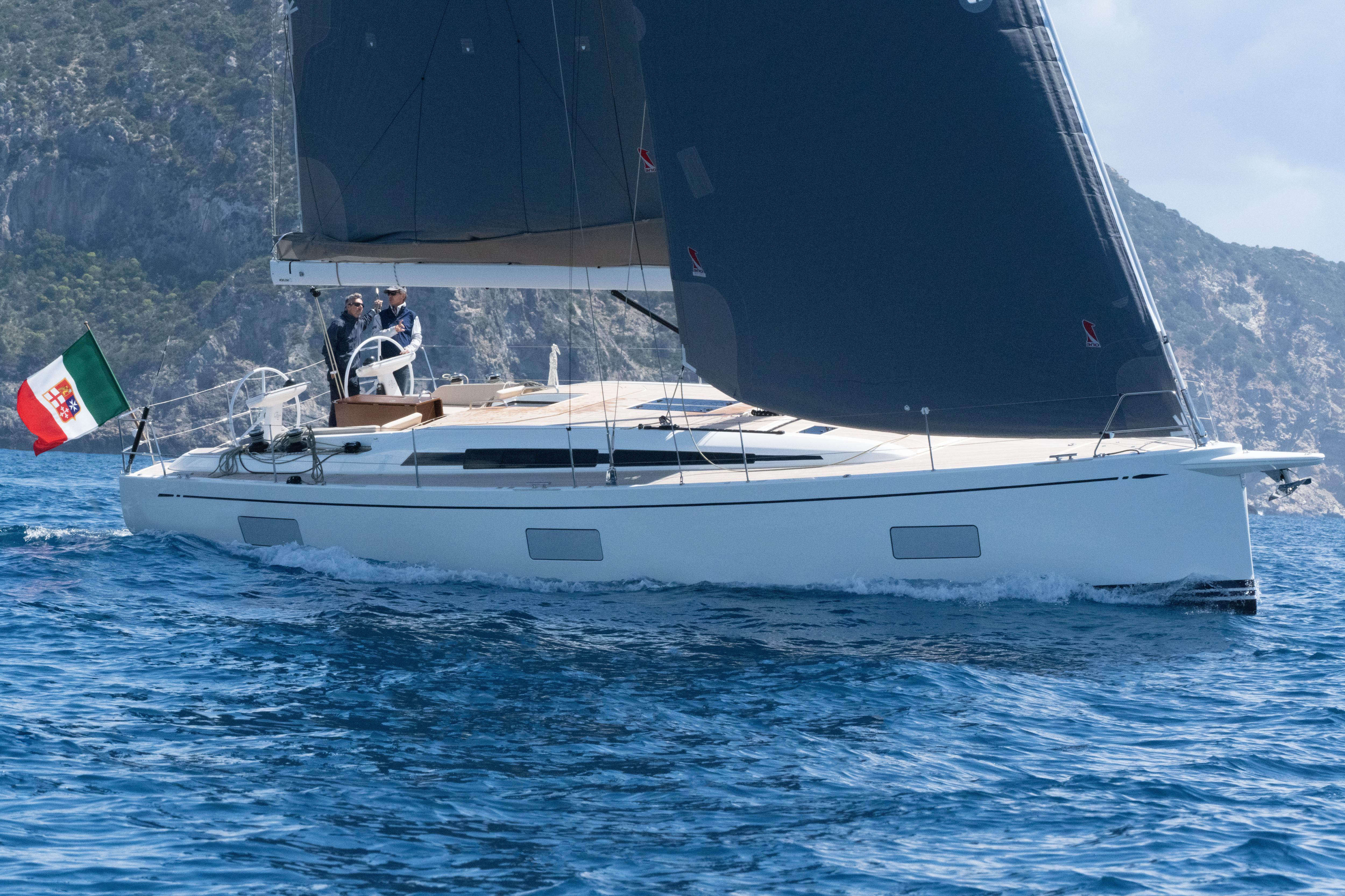 The luxury yacht from Nautor's Swan Shipyard showcases a stunning silhouette and exceptional performance, designed for an unforgettable sailing experience. | luxury yacht, Nautor's Swan Shipyard, stunning silhouette, exceptional performance, sailing experience | Fraser Yachts