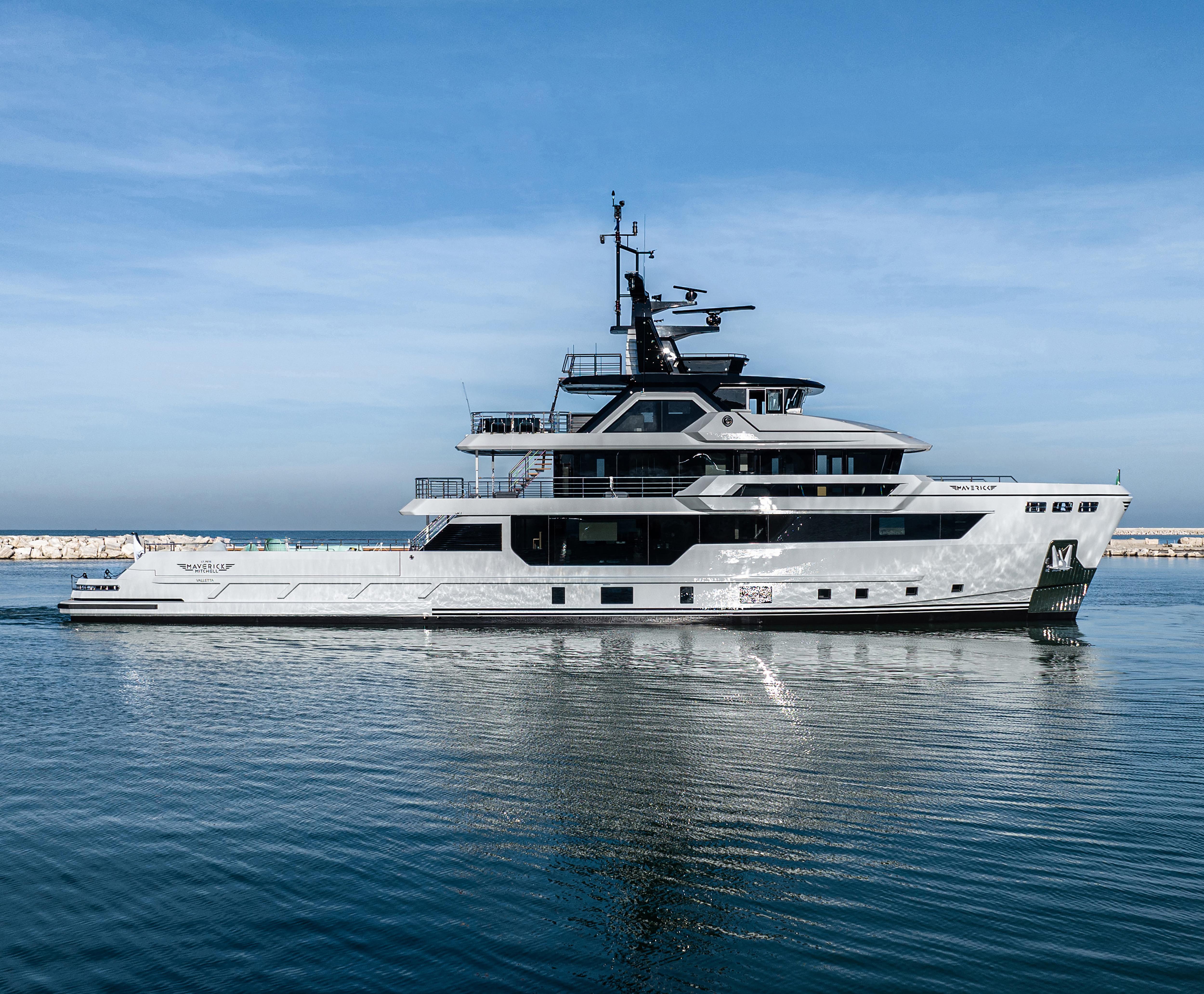 The innovative Flexplorer yacht at Cantiere Delle Marche Shipyard, showcasing cutting-edge design and robust engineering. | Flexplorer yacht, Cantiere Delle Marche Shipyard, luxury yacht, yacht design, shipbuilding, engineering | Fraser Yachts