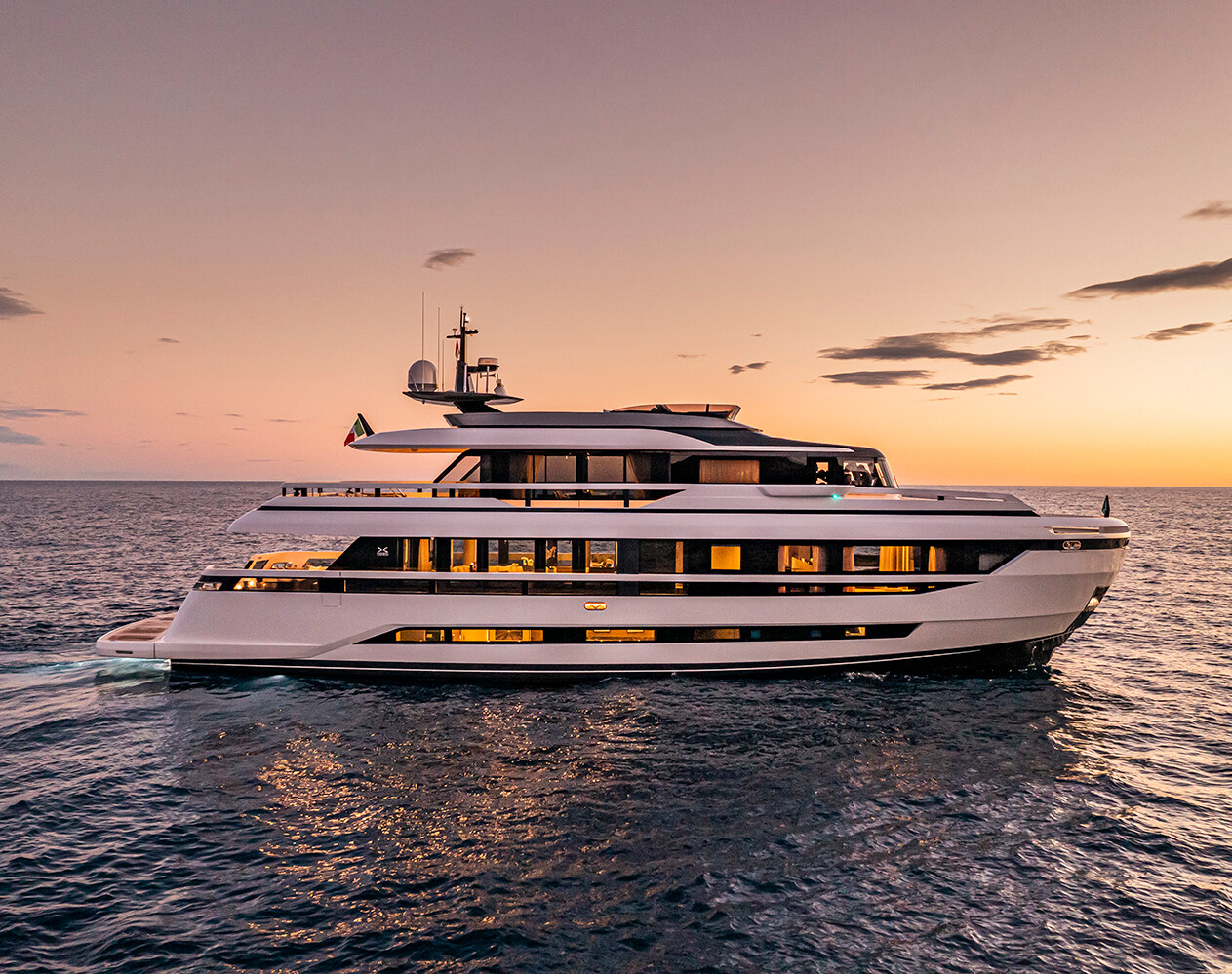 The remarkable Triplex yacht at EXTRA Shipyard, showcasing a unique design and luxurious amenities. | Triplex yacht, EXTRA Shipyard, luxury yacht, yacht design, shipbuilding, unique design | Fraser Yachts