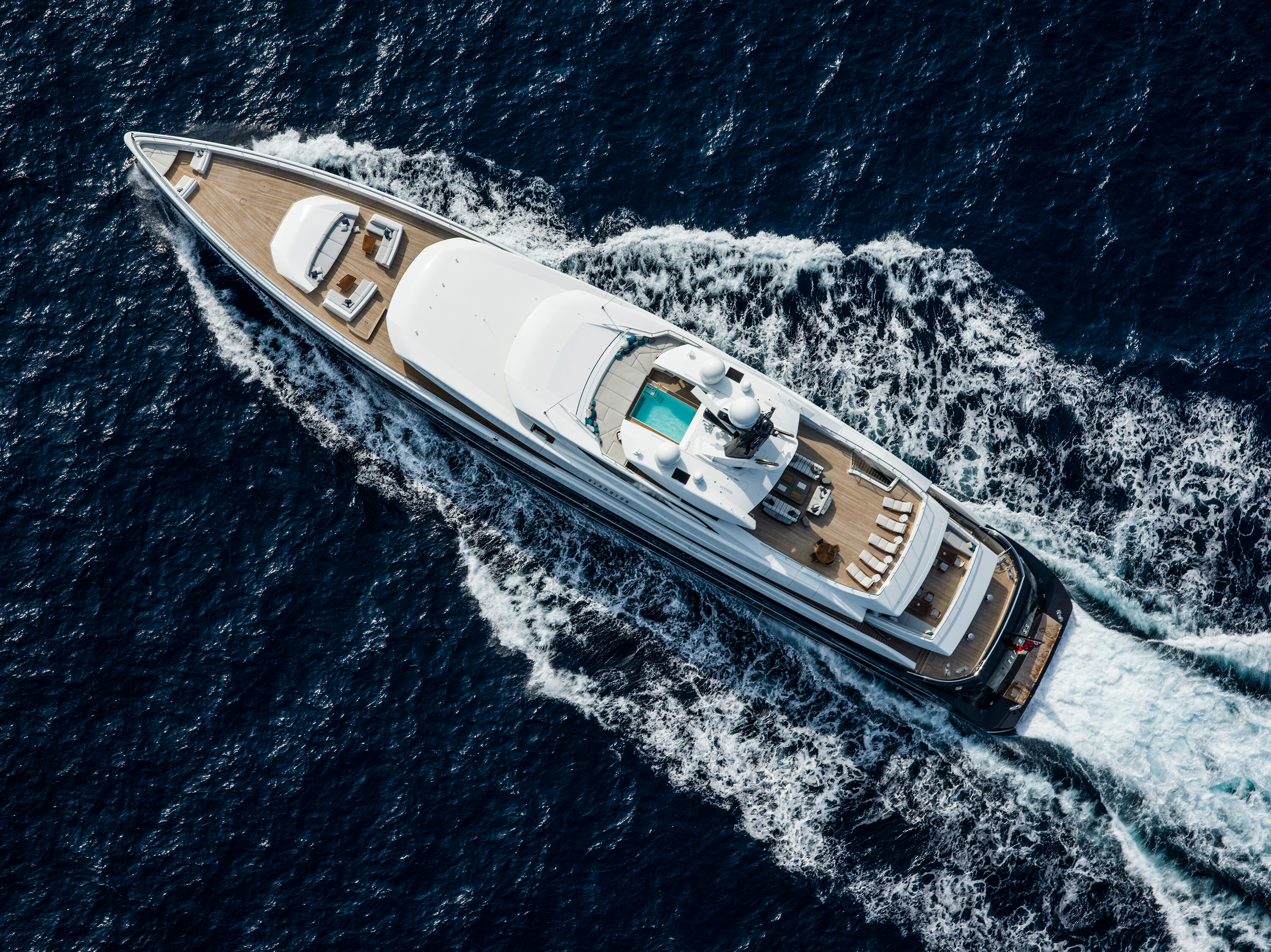 The elegant ELANDESS yacht at Abeking & Rasmussen Shipyard, showcasing a sophisticated design and premium features. | ELANDESS yacht, Abeking & Rasmussen Shipyard, luxury yacht, yacht design, shipbuilding, sophisticated design | Fraser Yachts