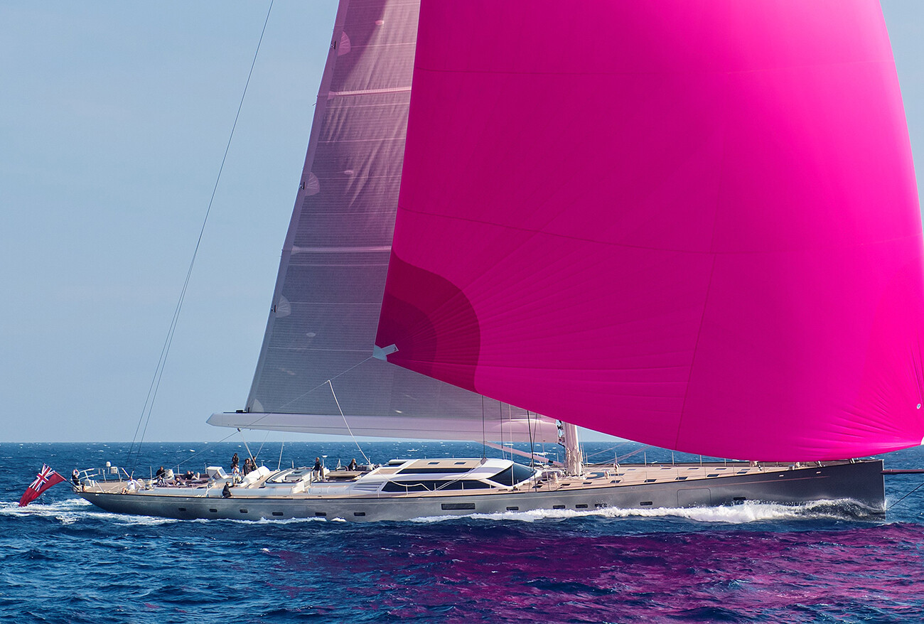 Elegant Baltic Yachts shipyard's PINK GIN VI, showcasing a modern design and exceptional craftsmanship, perfect for luxury sailing experiences. | Baltic Yachts, PINK GIN VI, luxury yacht, modern design, craftsmanship | Fraser Yachts