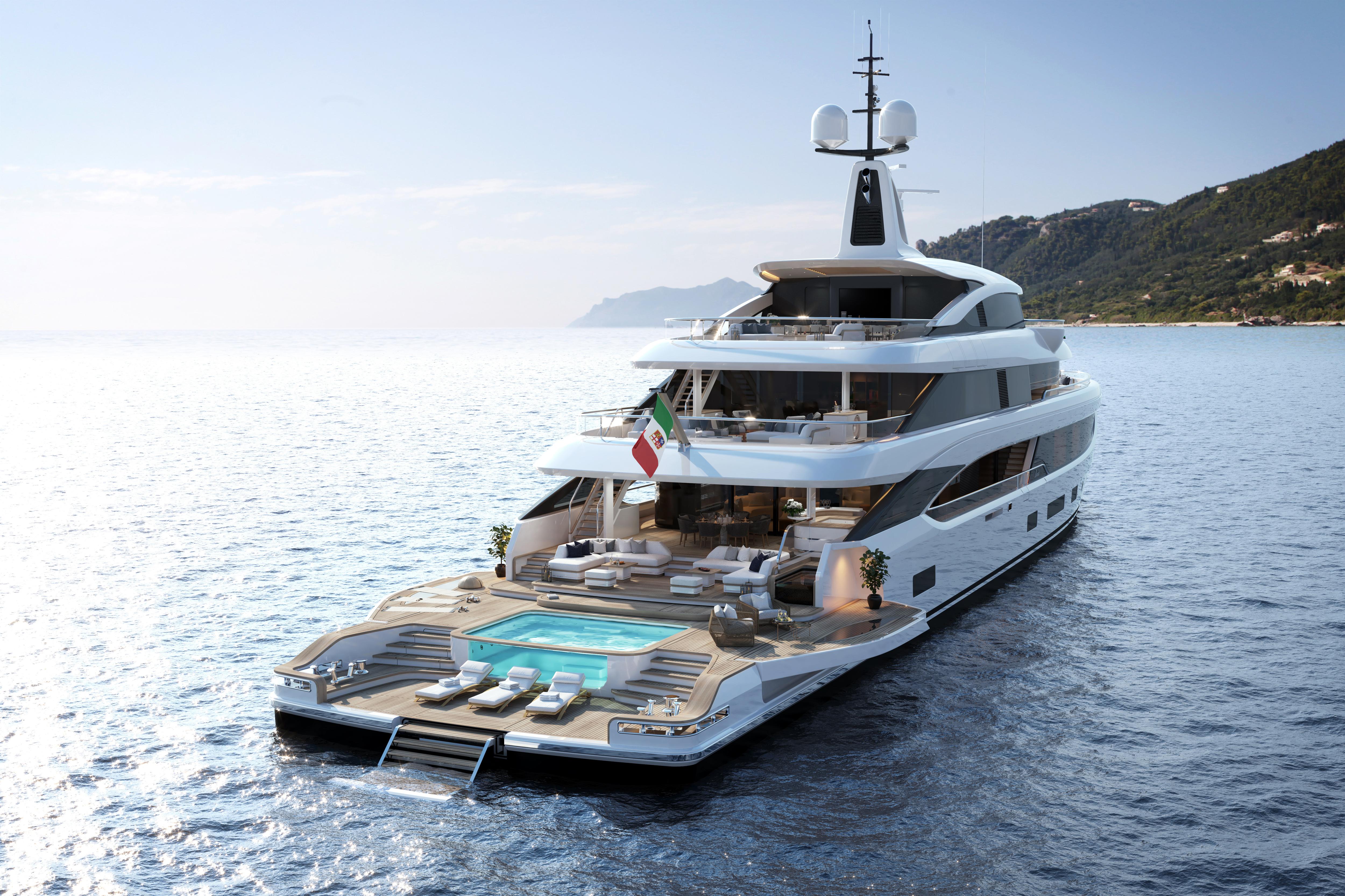 The Benetti Shipyard showcases the exquisite BNOW, a luxurious yacht designed for ultimate comfort and performance, featuring state-of-the-art amenities and sophisticated craftsmanship. | Benetti Shipyard, BNOW, luxury yacht, yacht design, craftsmanship, sophisticated | Fraser Yachts