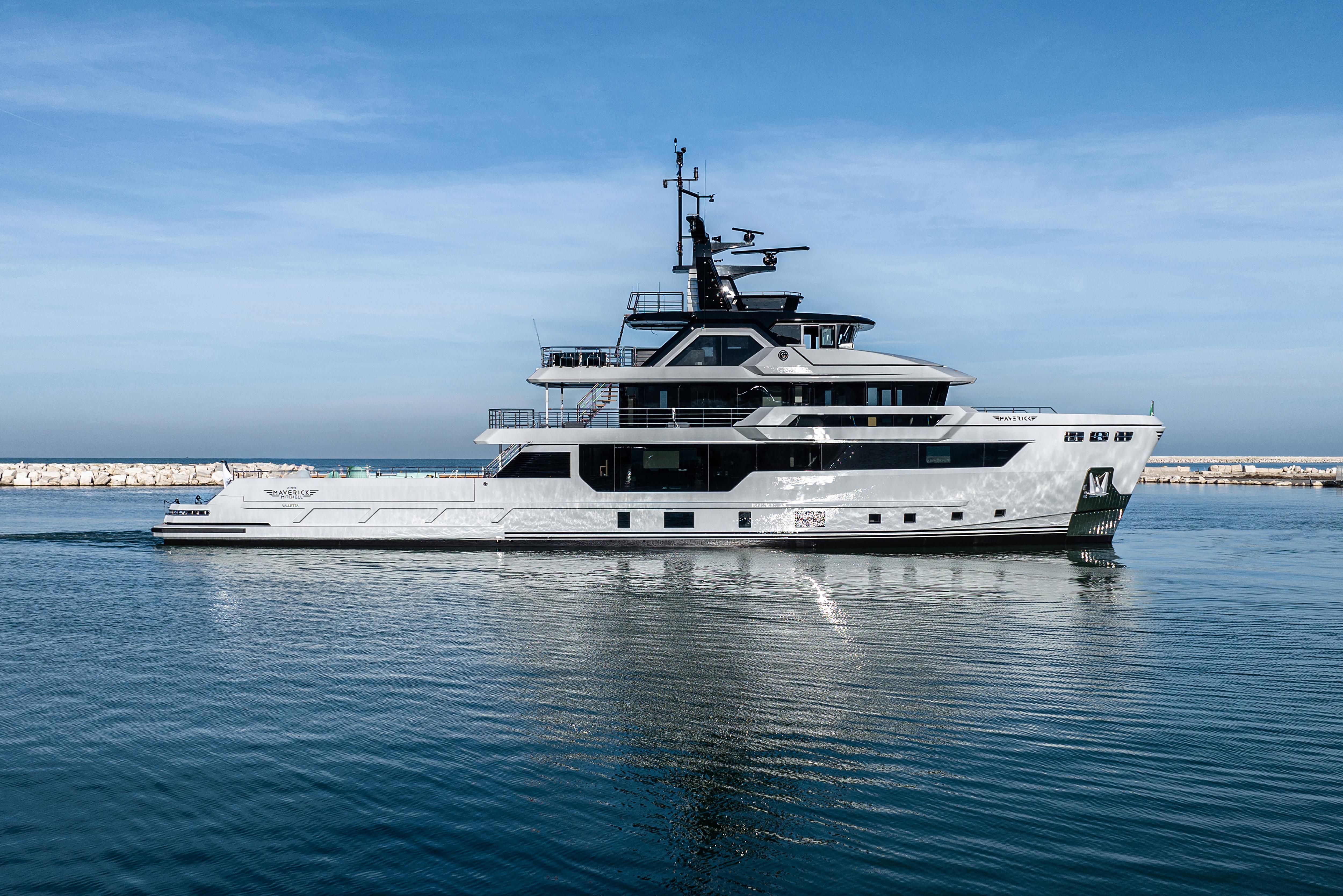 Cantiere delle Marche Shipyard showcases the Flexplorer, an innovative expedition yacht designed for luxury and exploration, combining robust construction with stylish features for unforgettable adventures. | Cantiere delle Marche, Flexplorer, expedition yacht, luxury, exploration, robust construction | Fraser Yachts