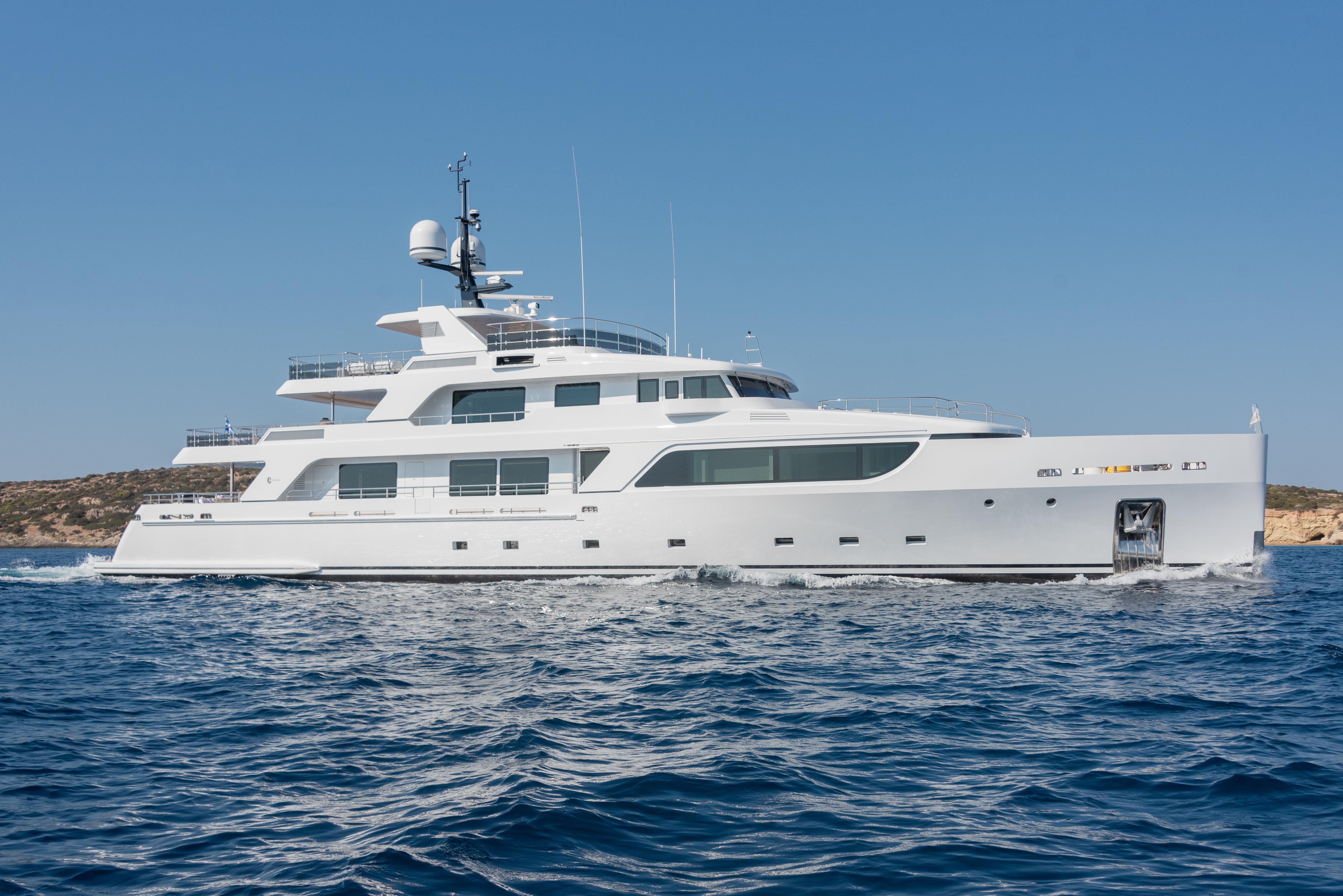 Codecasa Shipyard showcases the stunning luxury yacht BOJI, known for its elegant design and exceptional craftsmanship, making it an ideal choice for luxury ocean adventures. | Codecasa Shipyard, luxury yacht, BOJI, elegant design, craftsmanship, ocean adventures | Fraser Yachts