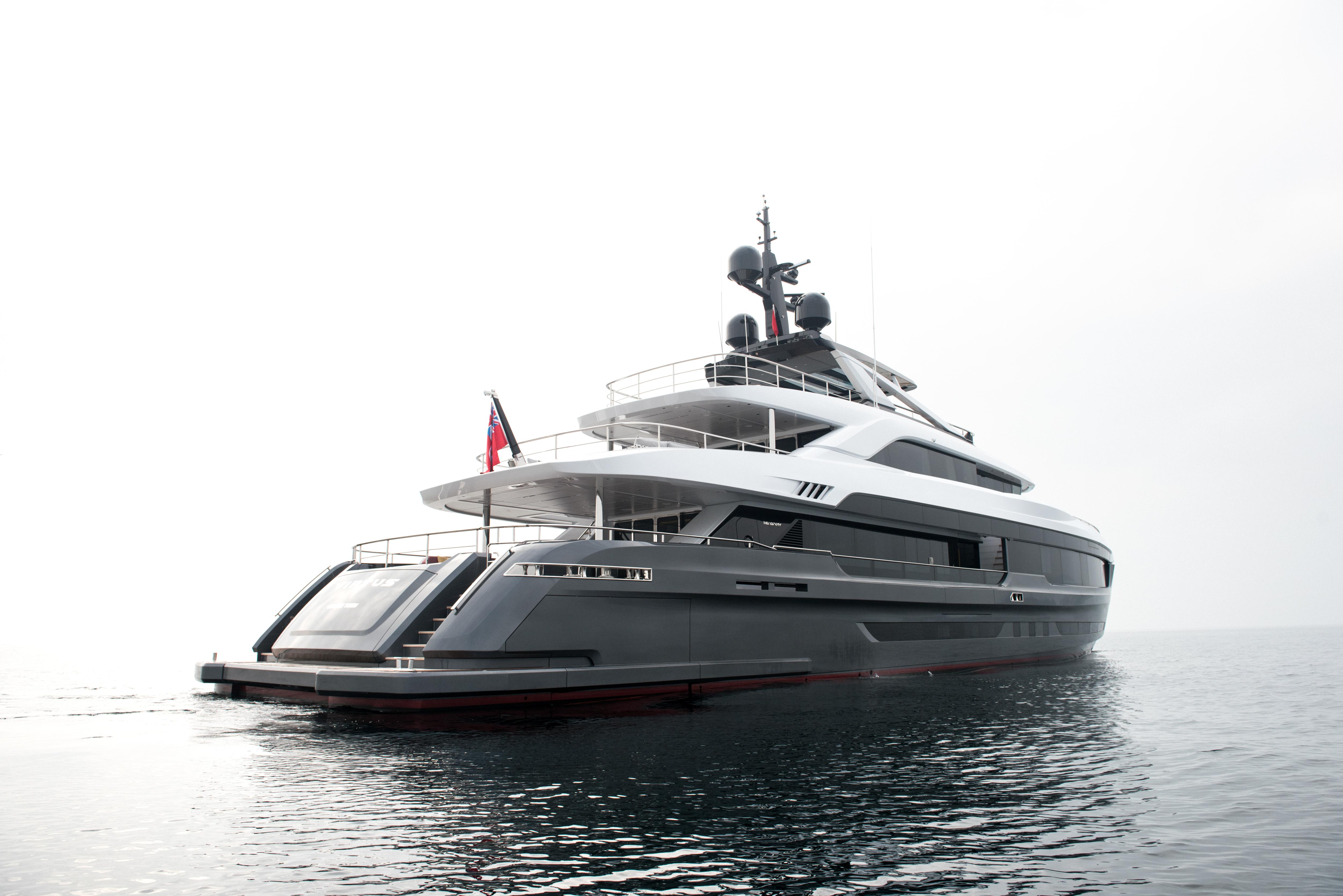 The luxury yacht by Mengi Yay Shipyard features a stunning profile and exceptional performance on the water. | luxury yacht, Mengi Yay Shipyard, stunning profile, exceptional performance, luxury design | Fraser Yachts
