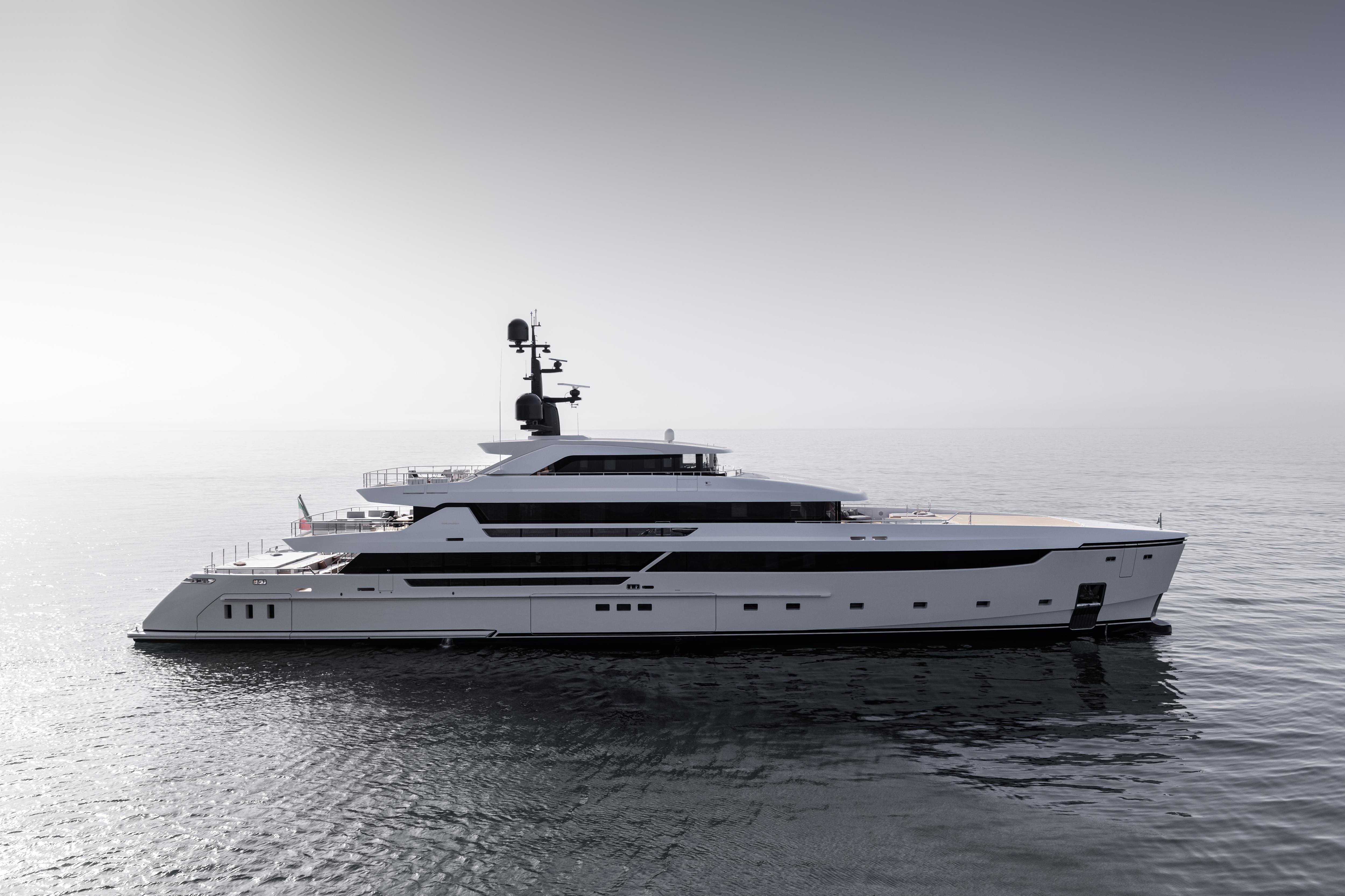 The luxury yacht 62Steel, built by Sanlorenzo Shipyard, features a contemporary design and exceptional amenities for a lavish on-water experience. | luxury yacht, Sanlorenzo Shipyard, 62Steel, contemporary design, exceptional amenities | Fraser Yachts