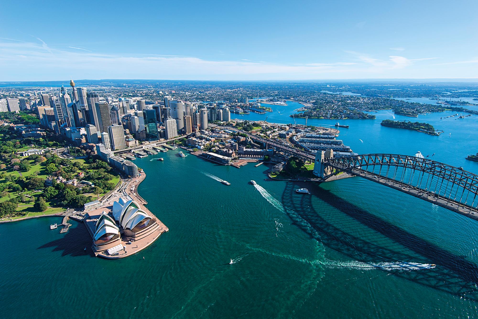 Experience the breathtaking landscape where the city meets the ocean in Sydney, Australia, with Fraser Yachts. | Australasia, Australia, Sydney, landscape, city, ocean, yacht charter | Fraser