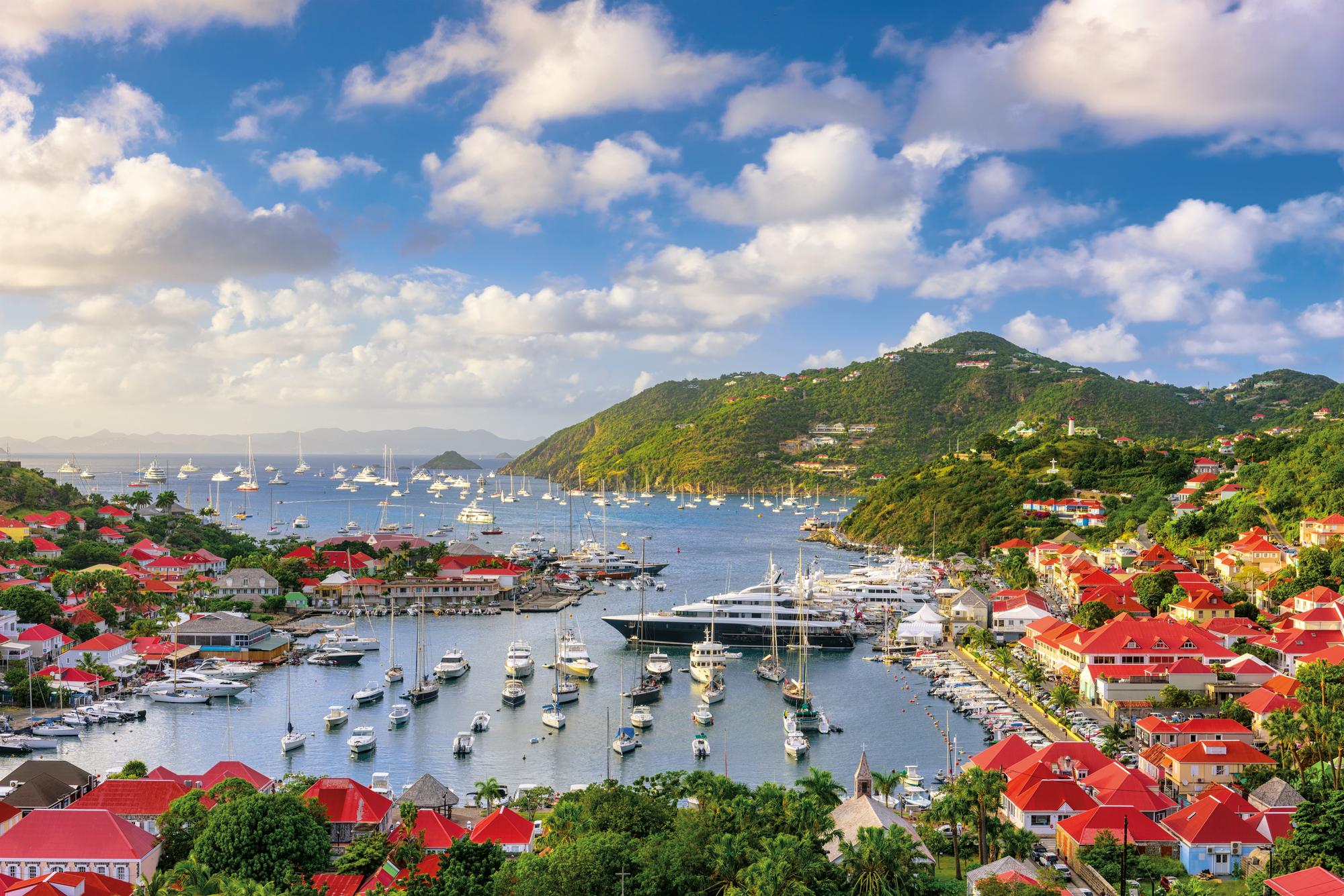 Discover the vibrant marina of St. Barths in the Caribbean with Fraser Yachts. | Caribbean, St. Barths, St barthelemy, marina, yacht charter | Fraser