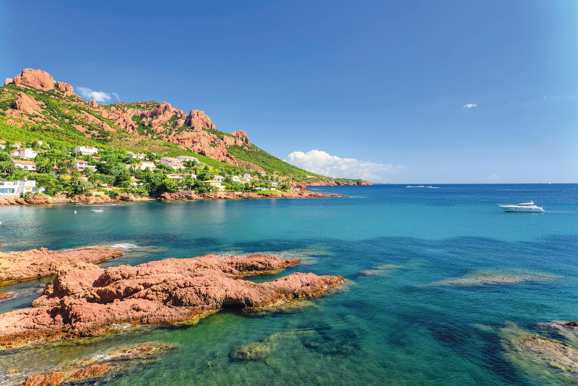 Explore the stunning Esterel region of France in the Mediterranean, a gem waiting to be discovered with Fraser Yachts. | Mediterranean, France, Esterel, yacht charter | Fraser