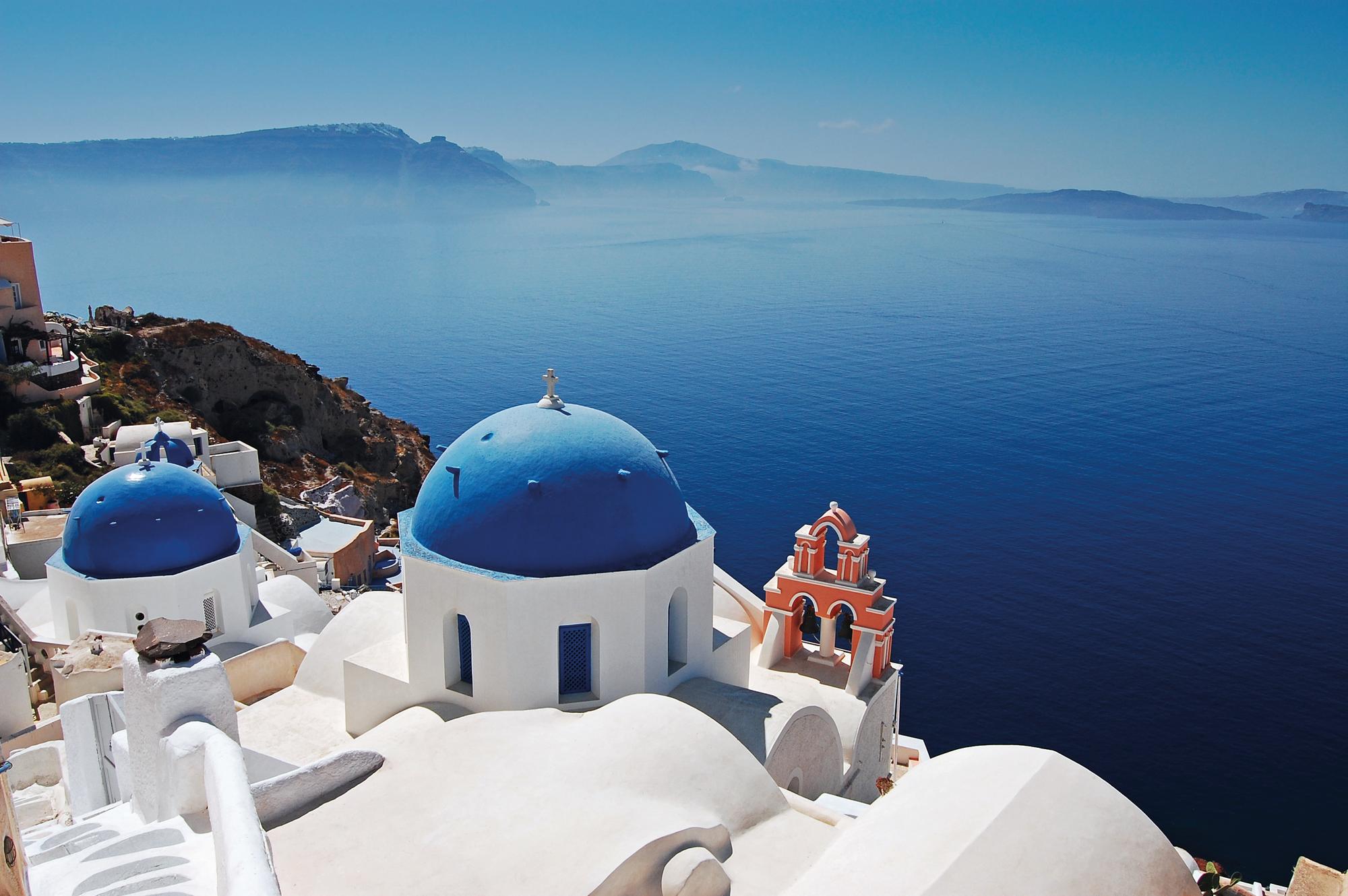 Experience the iconic blue and white scenery of Greece with Fraser Yachts. | Greece, blue and white, yacht charter | Fraser