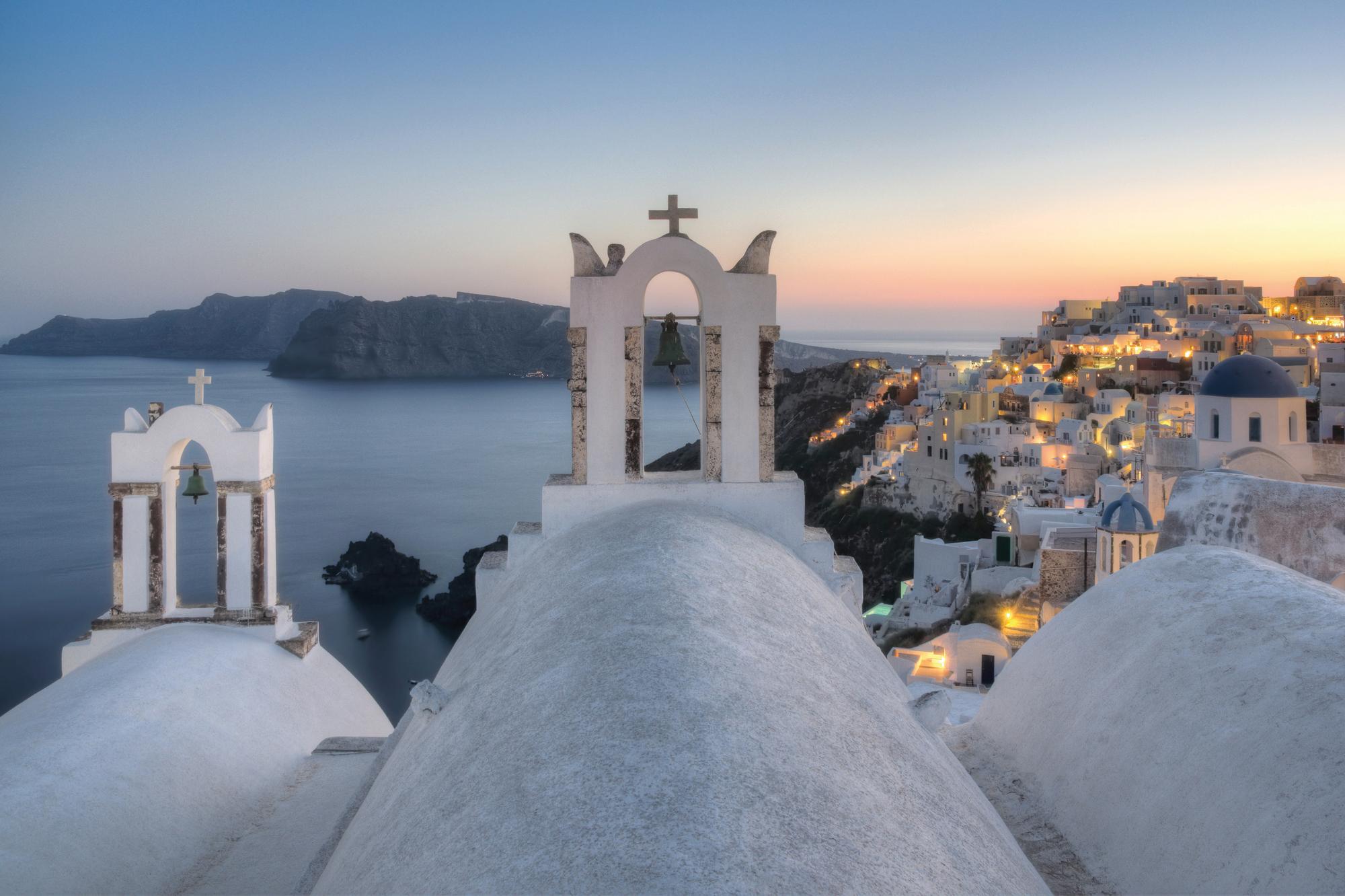 Experience the enchanting allure of Santorini, Greece, with Fraser Yachts. | Mediterranean, Greece, Santorini, yacht charter | Fraser