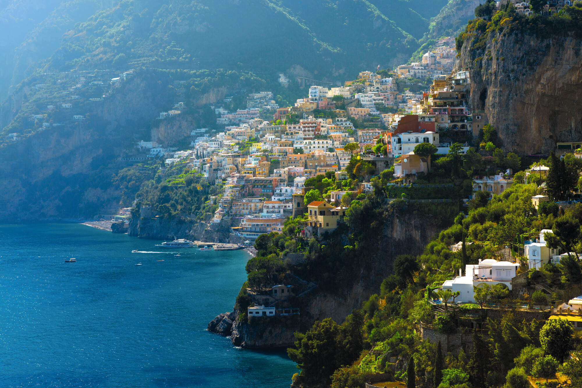 Immerse yourself in the picturesque charm of Positano, Italy, with Fraser Yachts. | Mediterranean, Italy, Positano, yacht charter | Fraser