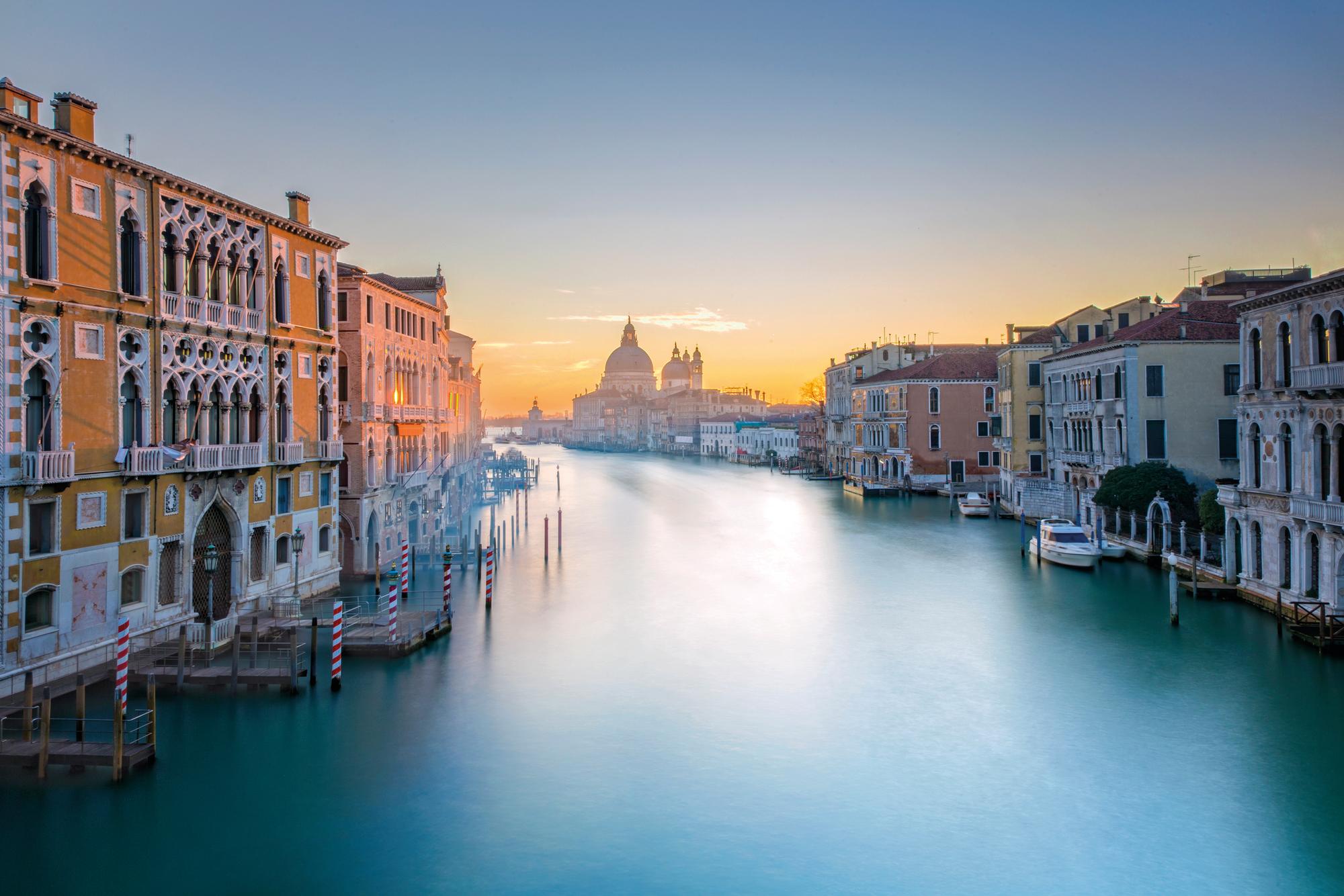 Embark on a journey through the iconic Grand Canal in Venice, Italy, with Fraser Yachts. | Mediterranean, Italy, Venice, Grand Canal, yacht charter | Fraser