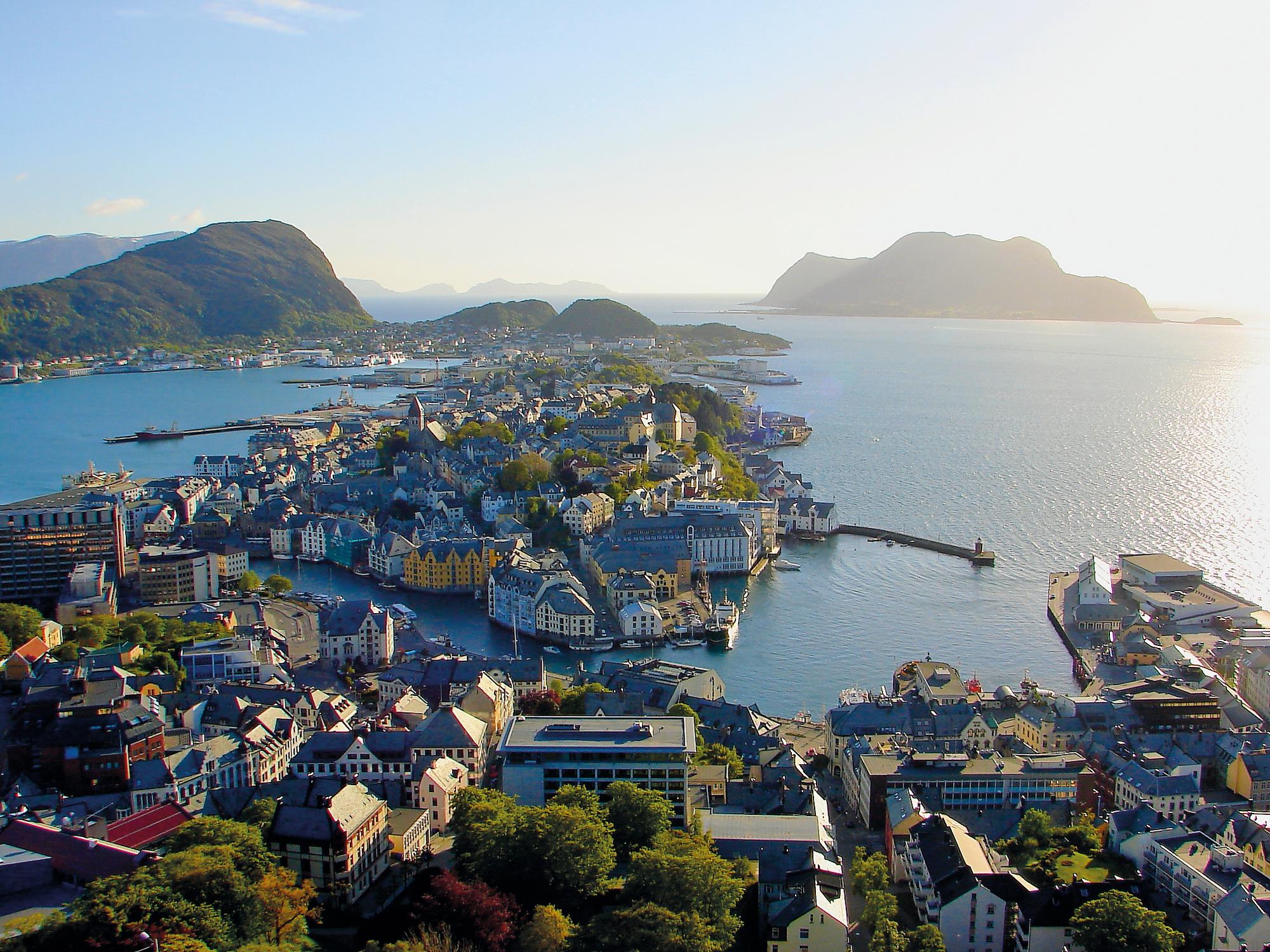 Experience the charming city of Ålesund in Northern Europe with Fraser Yachts. | Northern Europe, Ålesund, yacht charter | Fraser