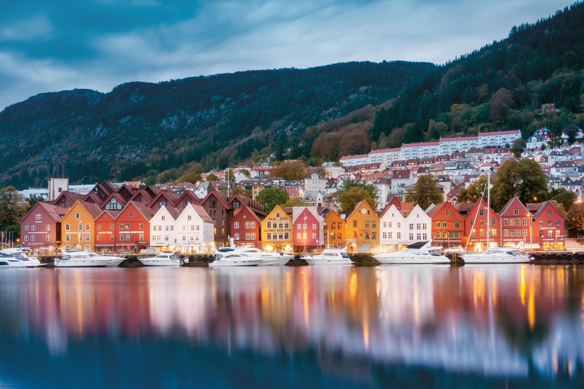 Discover the charming city of Bergen in Northern Europe with Fraser Yachts. | Northern Europe, Bergen, yacht charter | Fraser