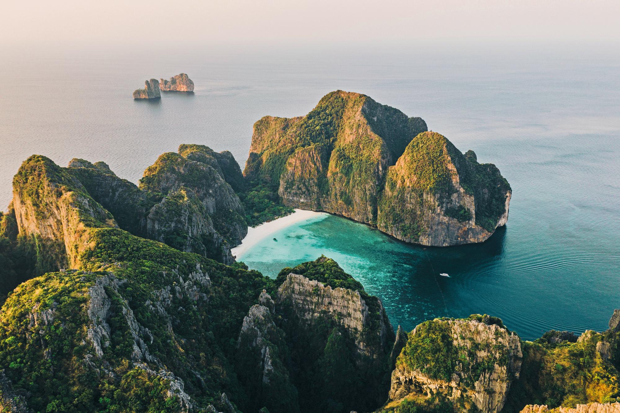 Discover the breathtaking beauty of Koh Phi Phi in Thailand, Southeast Asia, with Fraser Yachts. | Southeast Asia, Thailand, Koh Phi Phi, yacht charter | Fraser