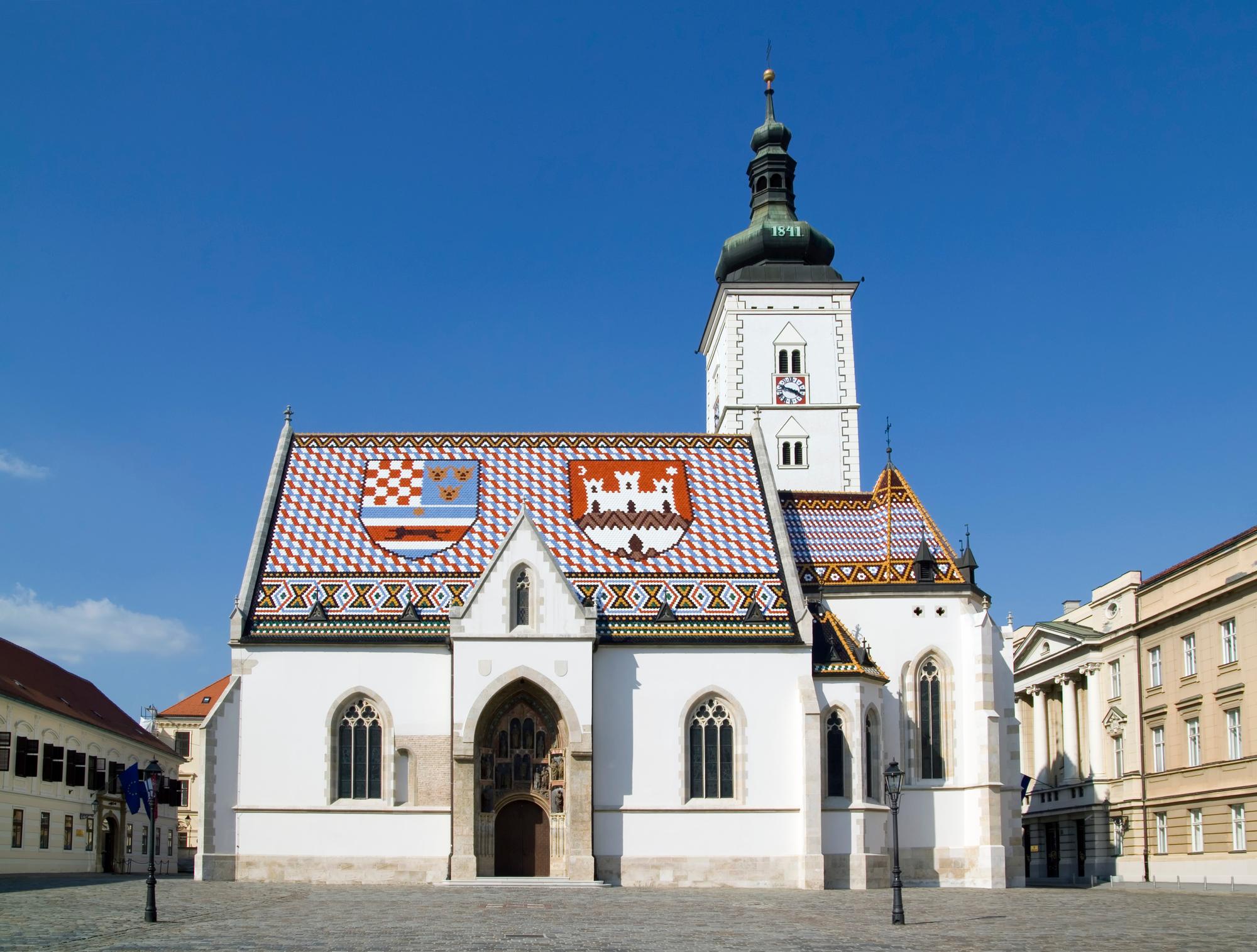 Discover the Cathedral of St. Marko on Korcula Island, Croatia, featuring a bell tower and rich religious heritage, perfect for tourism | Bell tower, religion, tourism, heritage, Cathedral of St. Marko, Korcula Island, Croatia | Fraser