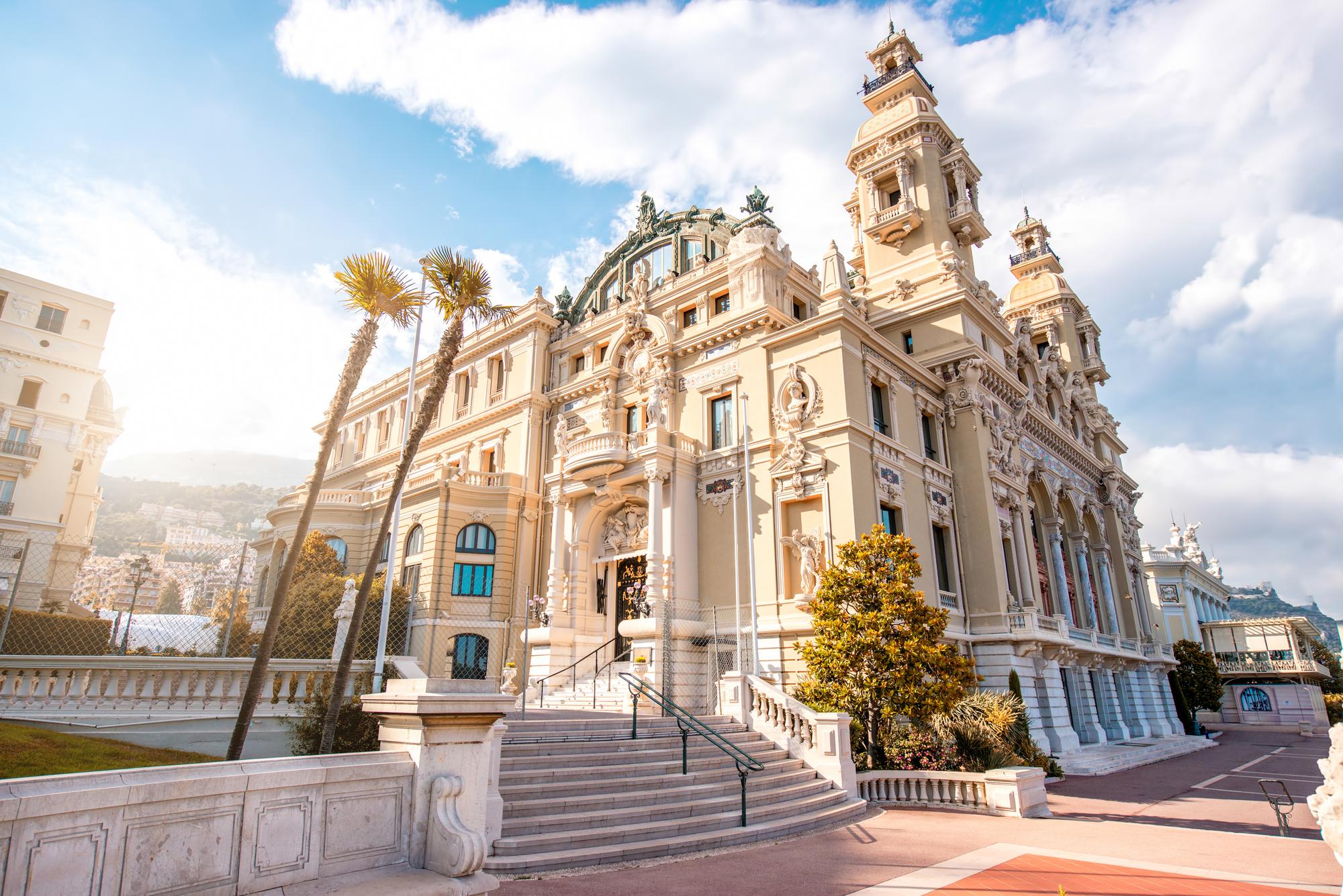 Indulge in the luxury of Monaco's famous casino, a glamorous highlight on the Mediterranean itinerary. | Monaco casino, Mediterranean France itinerary, French Riviera, Fraser Yachts | fraser