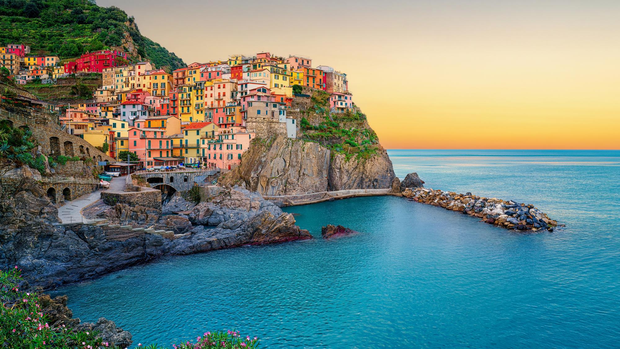 Explore the breathtaking beauty of the Cinque Terre, Italy, a stunning highlight on the Mediterranean itinerary. | Cinque Terre, Mediterranean Italy itinerary, Italian Riviera, Fraser Yachts | fraser