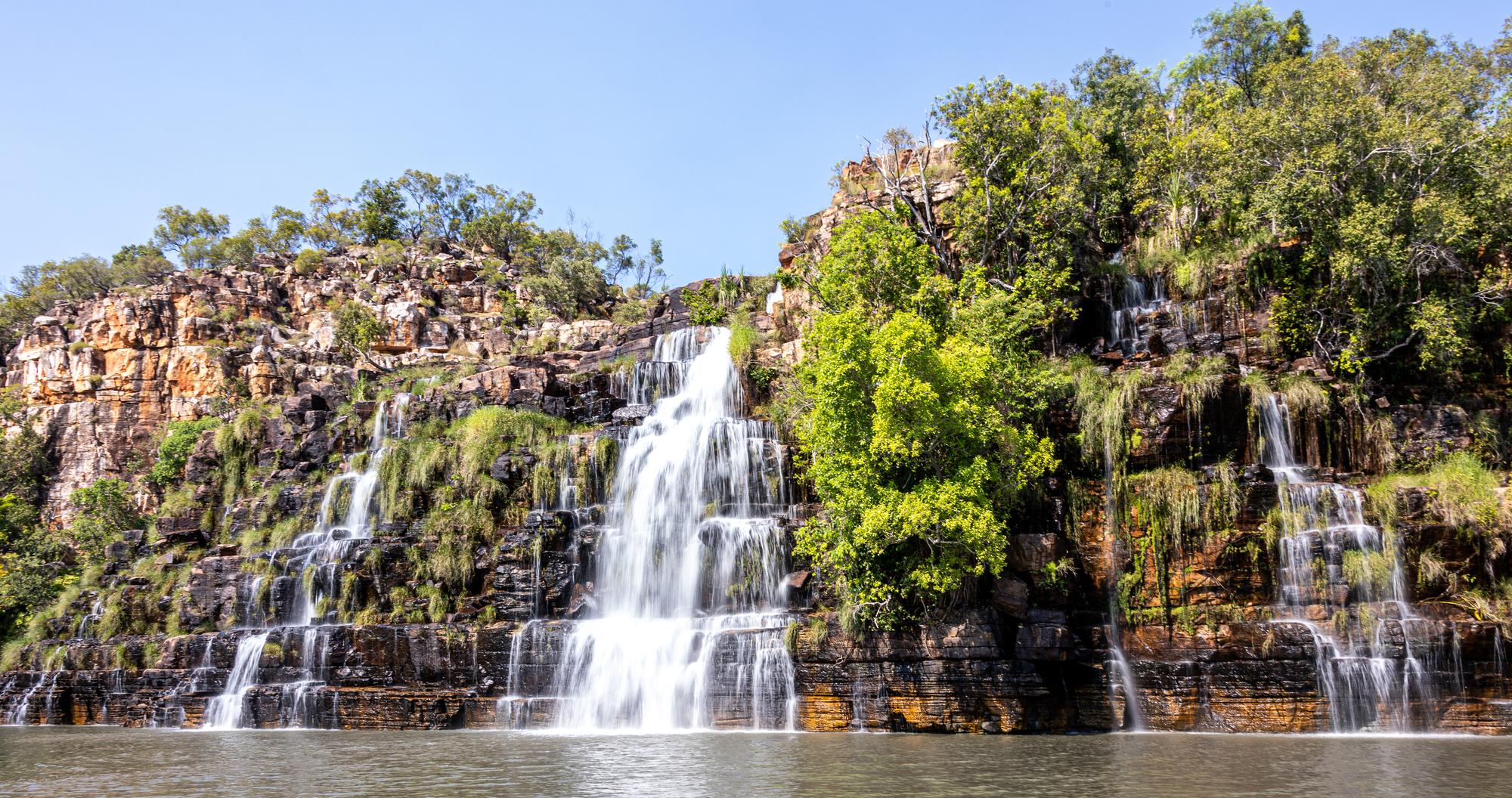 Explore the natural beauty of Prince Regent River: Cascading waterfalls and tranquil river views in Kimberley | Cascade, Natural, Waterfalls, River | Fraser