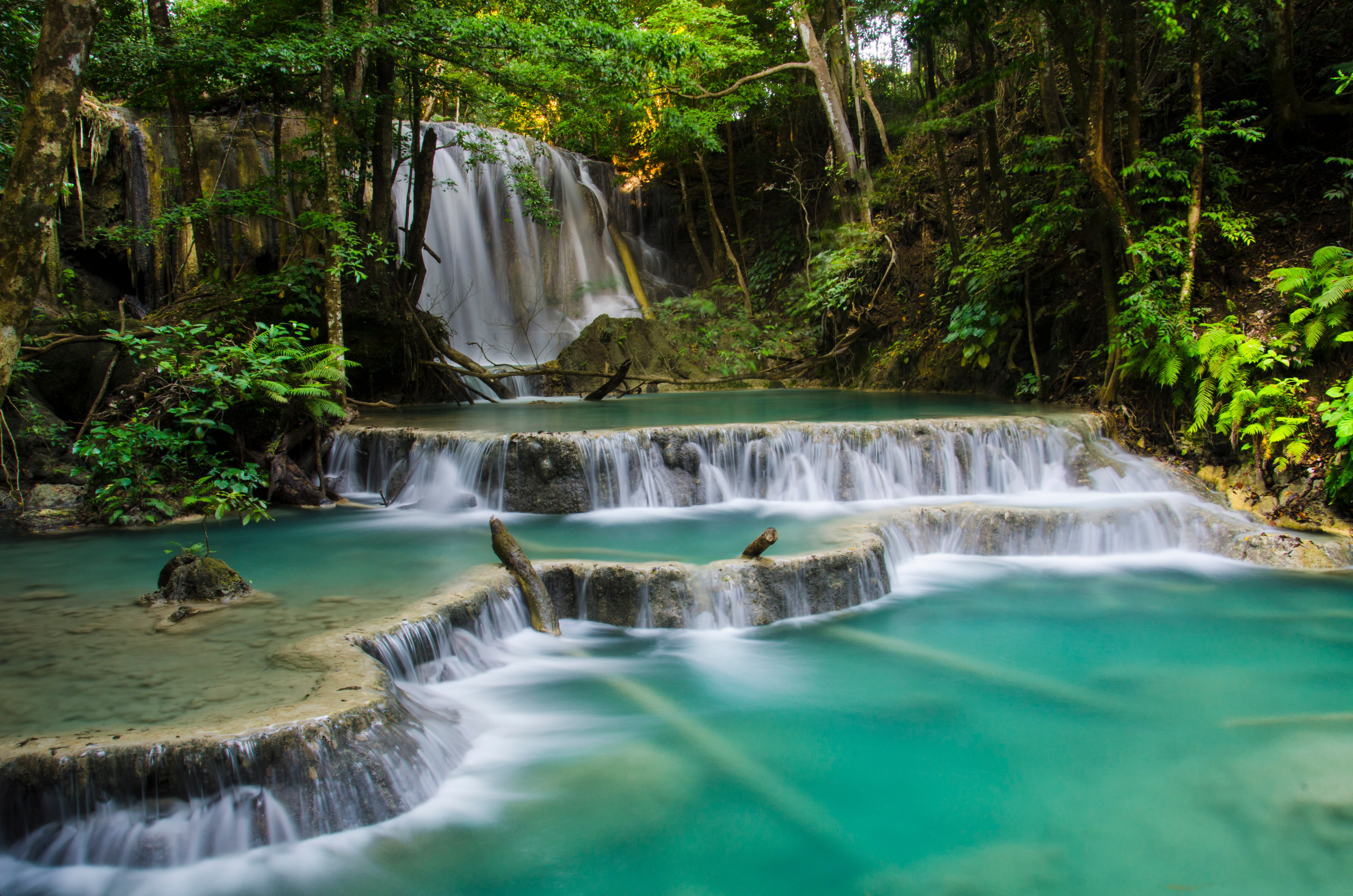 Matajitu Waterfall on Moyo Island, Sumbawa, Indonesia—a jungle oasis near traditional Bajo villages, with lush forests, wildlife, and crystal-clear cascades perfect for exploring | Fraser
