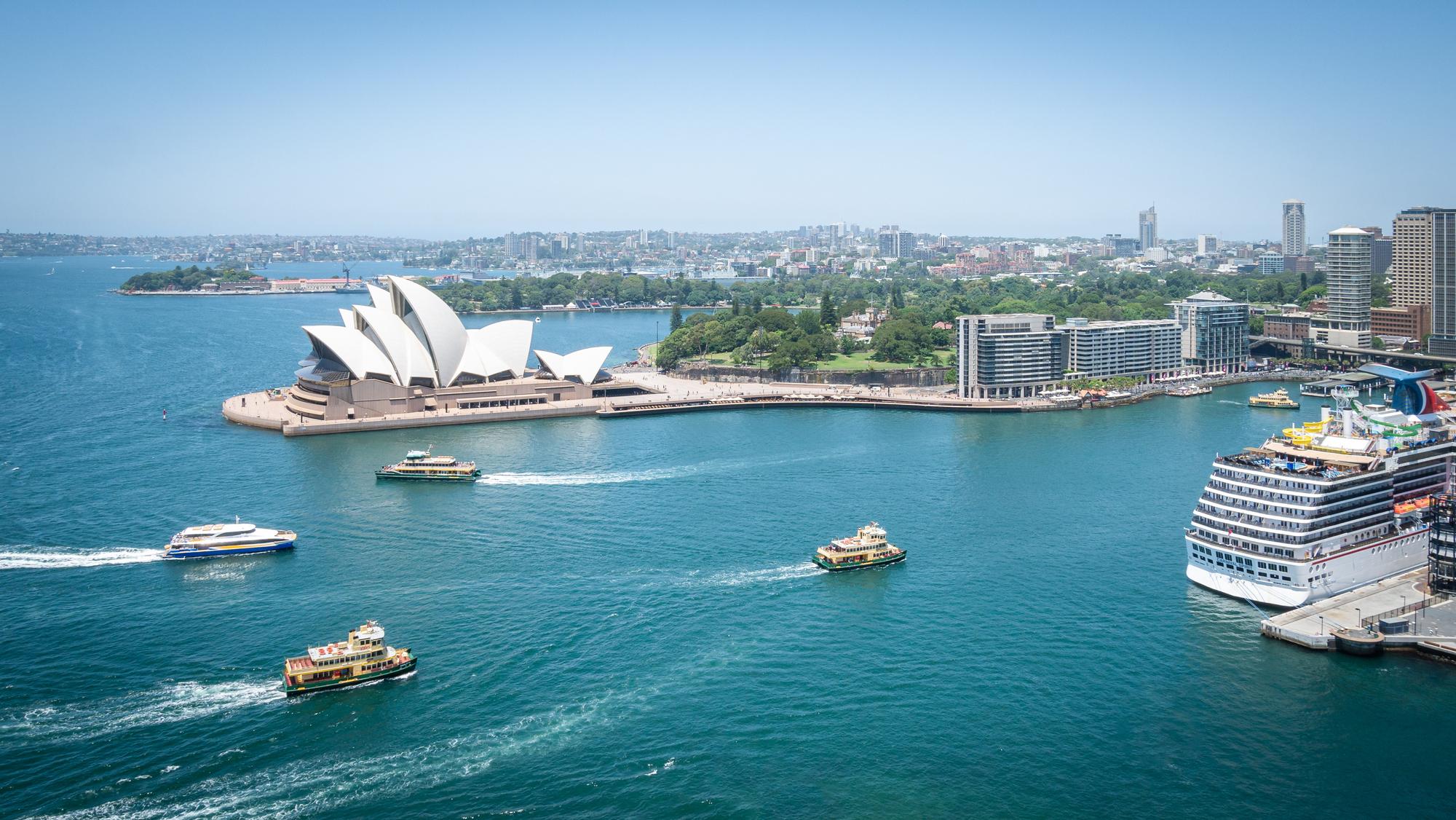 Sydney Harbor Panorama: Iconic Opera House, New South Wales, and top travel destination | Harbor, Panorama, Opera House, New South Wales, Travel Destination | Fraser