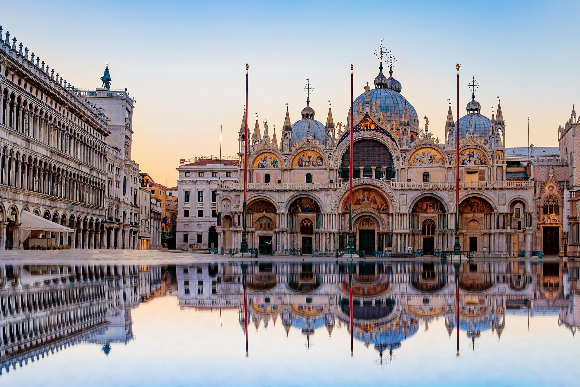 Discover Venice's historic St. Mark's Square, renowned for its Italian architecture, landmarks, and picturesque views | Architecture, historic, landmark, Italian, Venice, Italy | Fraser